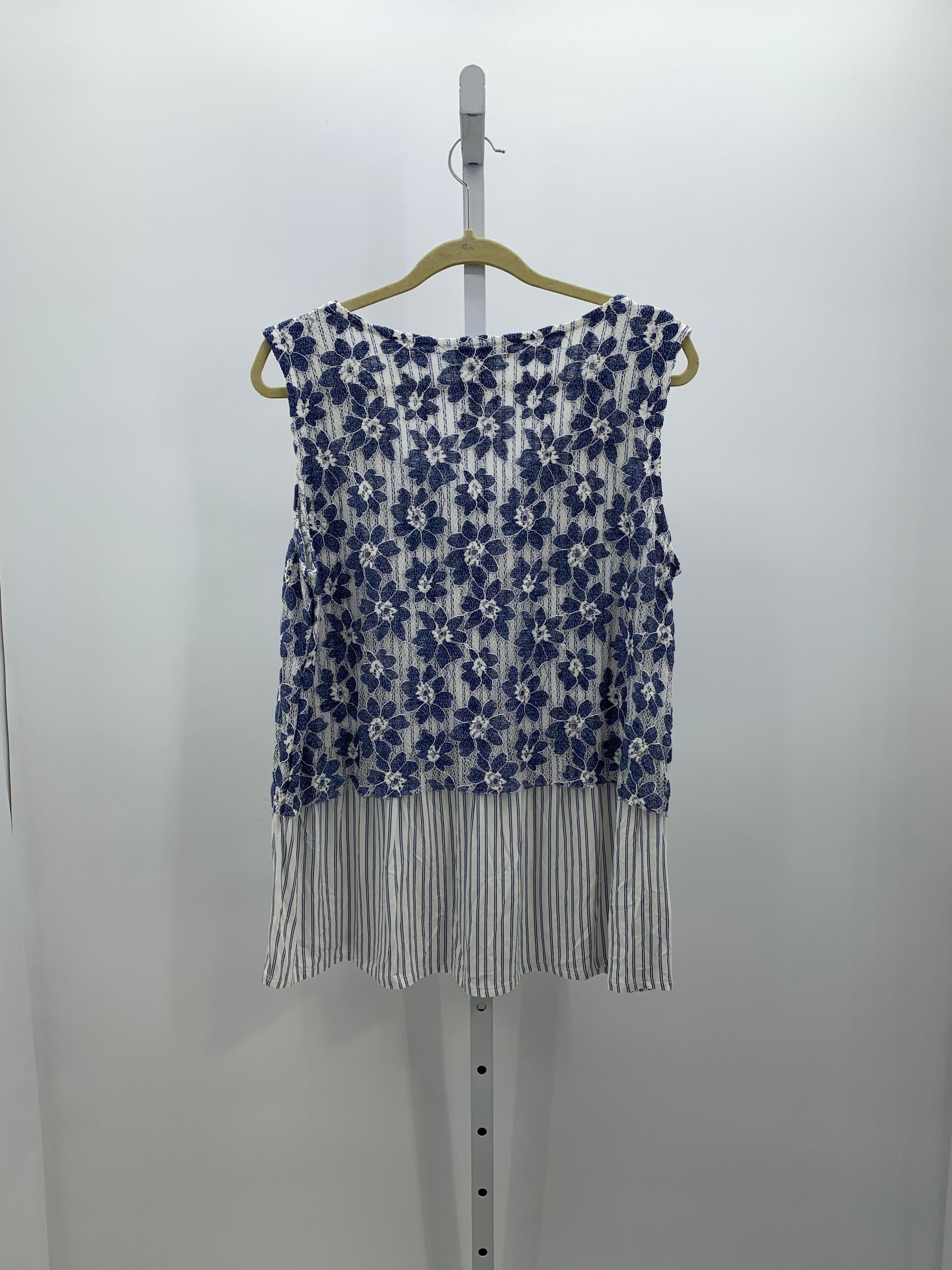 Roz & Ali Size Large Misses Sleeveless Shirt