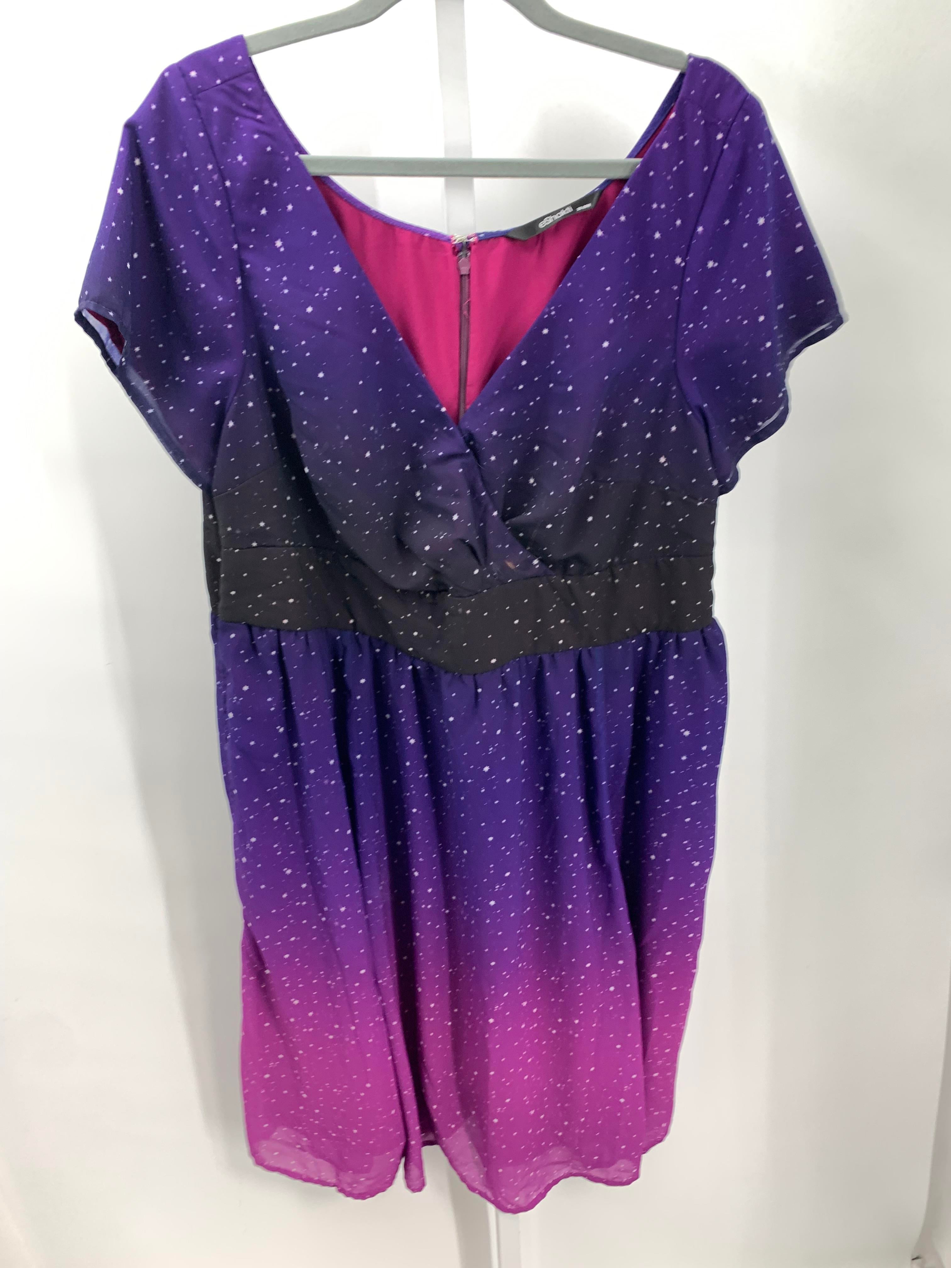 Size 2X Womens Short Sleeve Dress