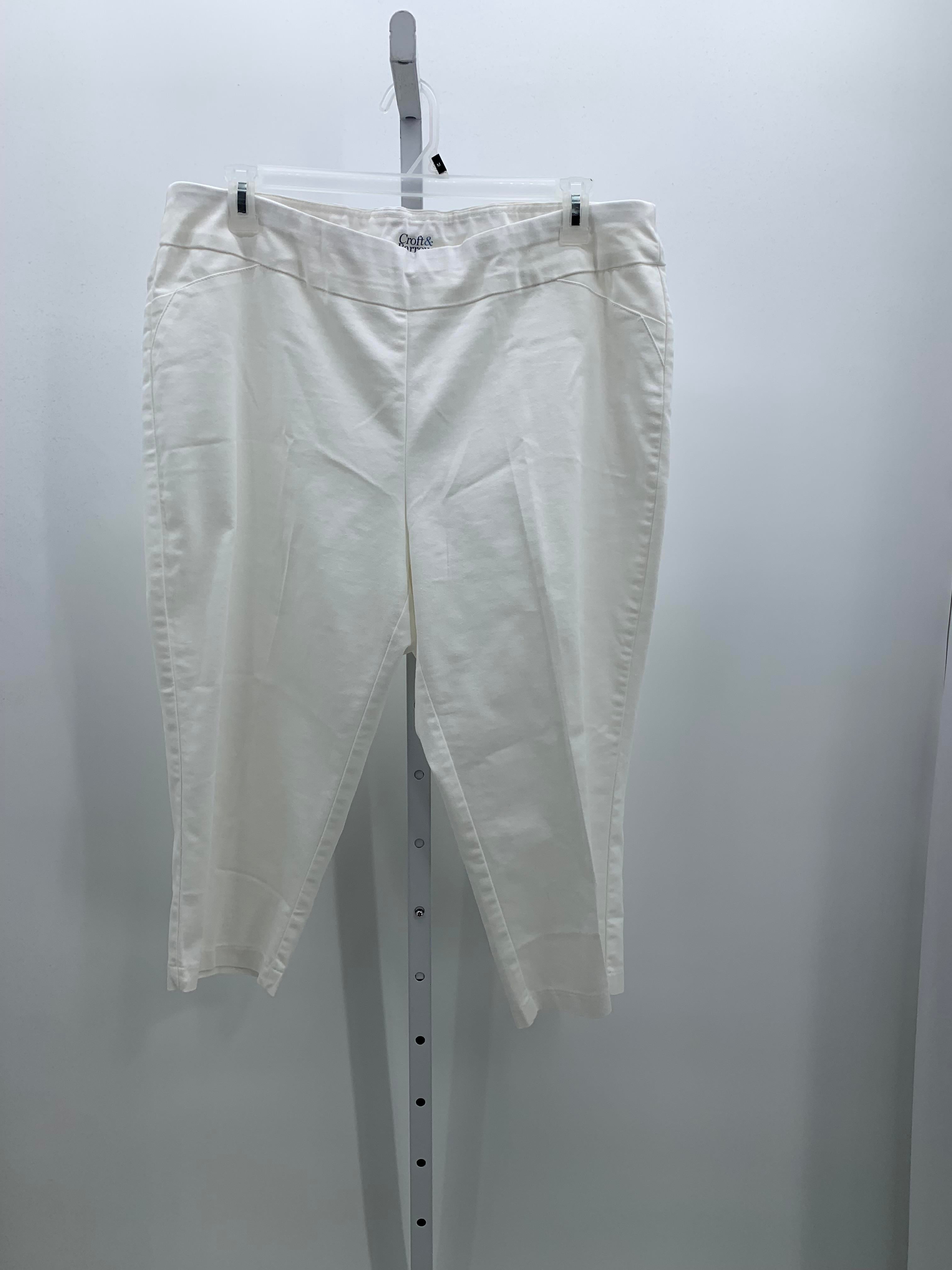 Croft & Barrow Size 18 W Womens Capri Pants