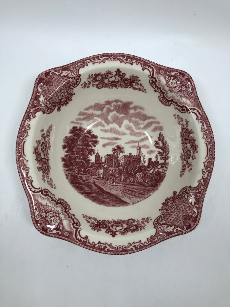 "BUTHIN CASTLE IN 1792" JOHNSON BROS BOWL.