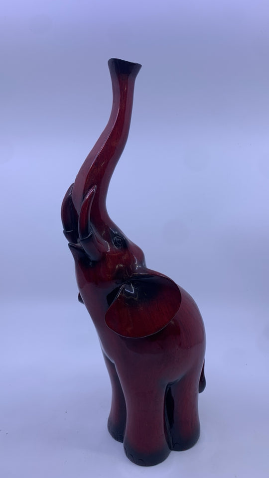 CHERRY WOOD ELEPHANT DECOR.