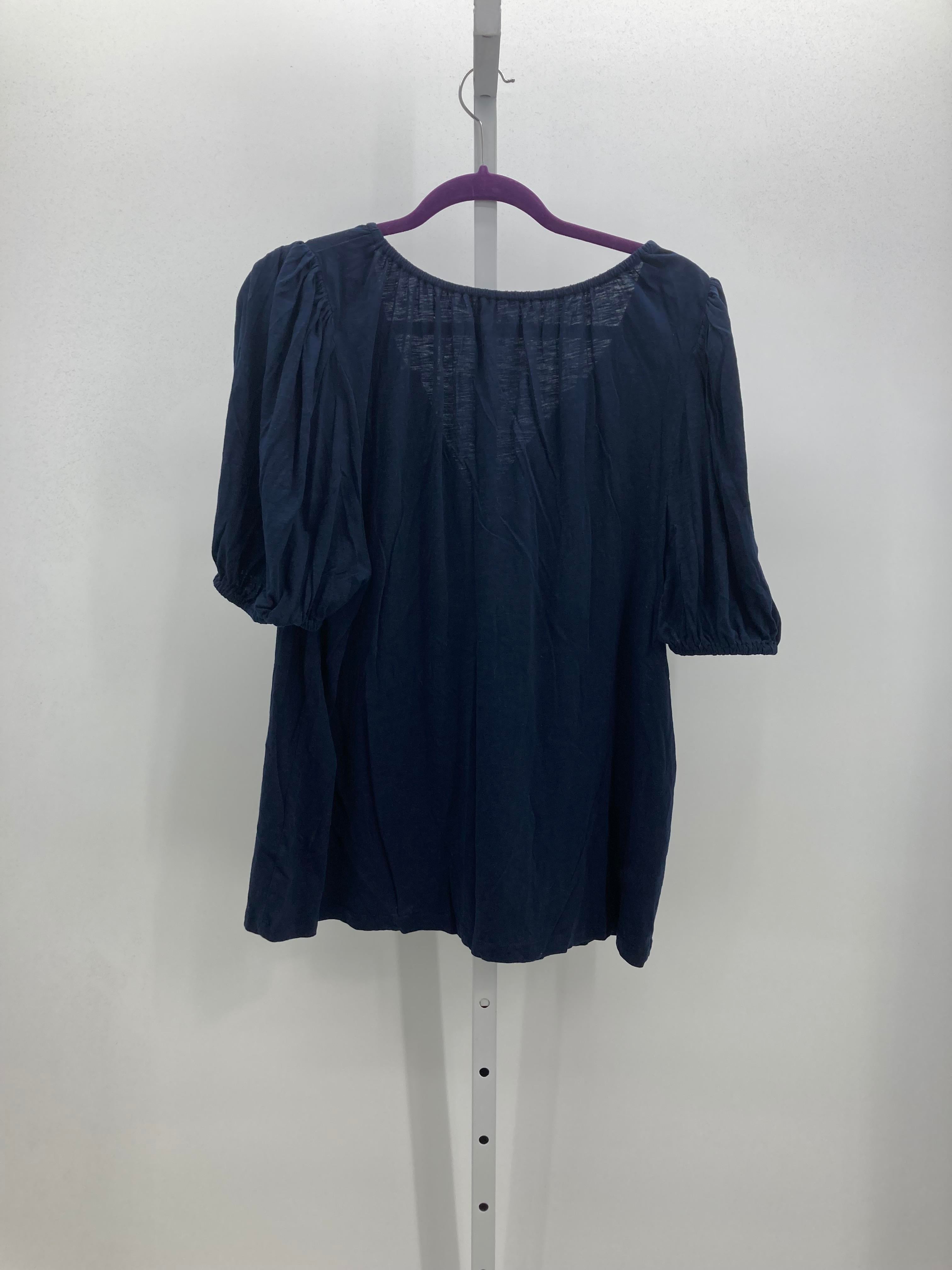 Loft Size Extra Large Misses Short Sleeve Shirt
