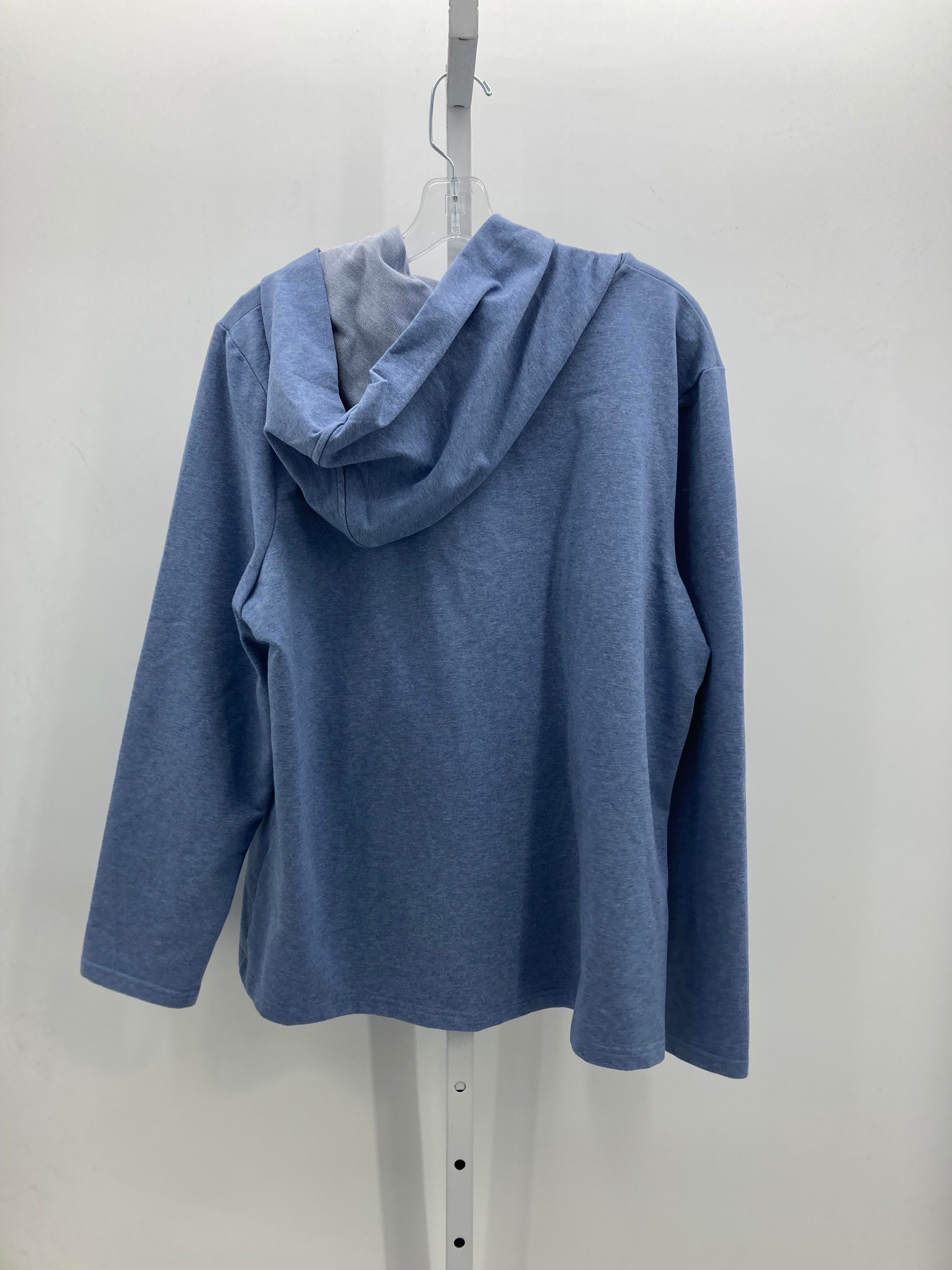 Chico's Size Large Misses Sweat Jacket
