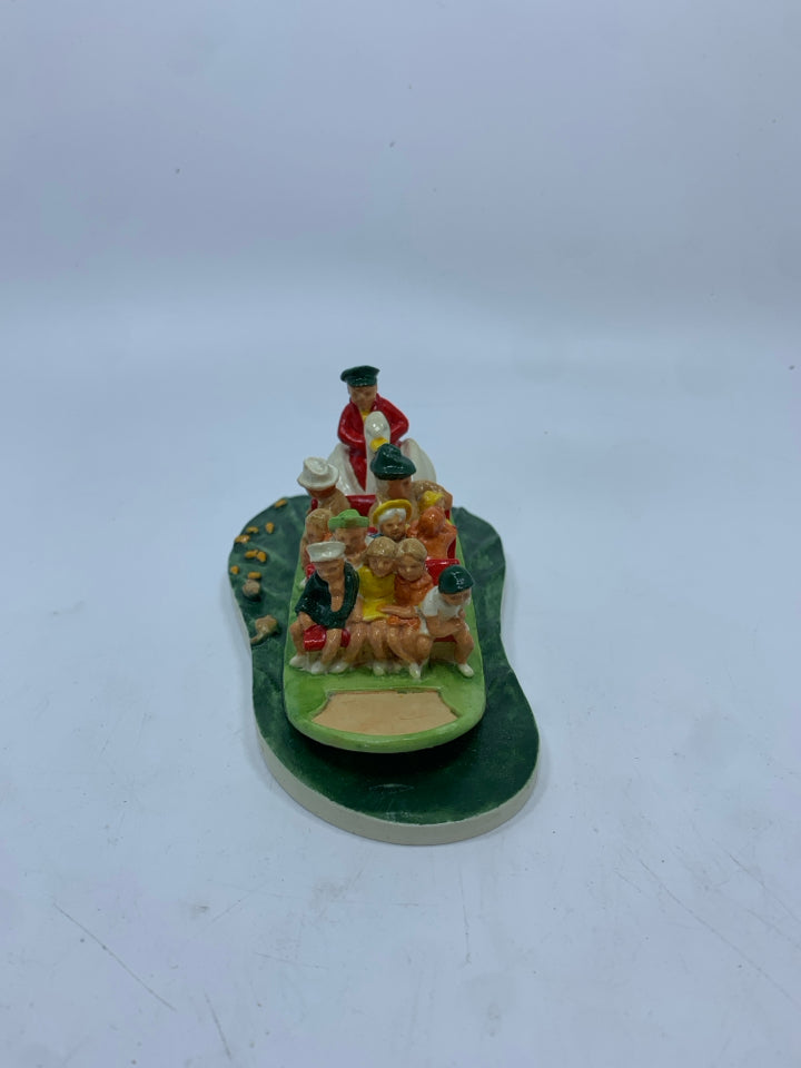 VTG SEBASTIAN MINIATURES SWAN BOAT FIGURINE.