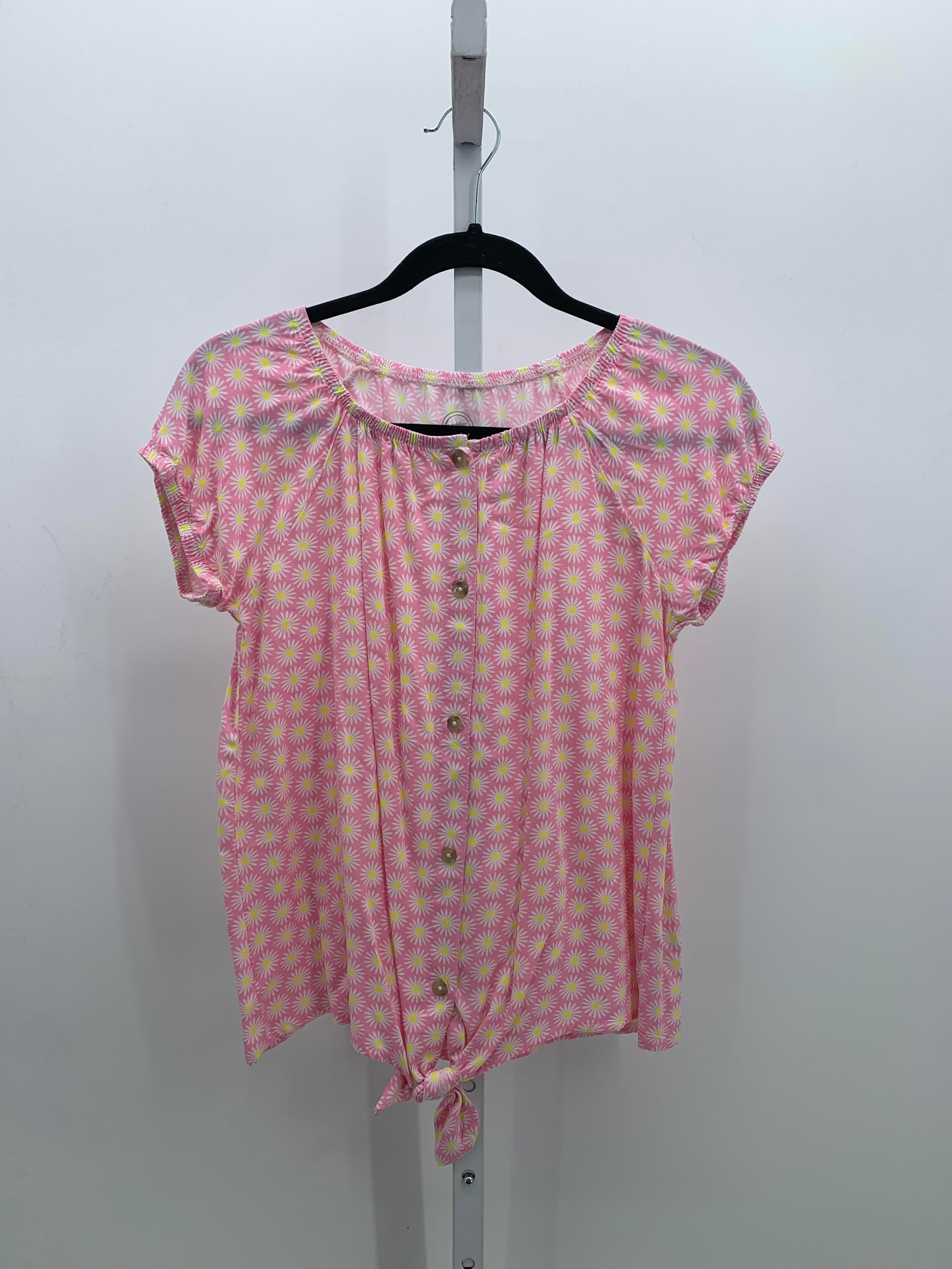 Wonder Nation Size 14-16 Girls Short Sleeve Shirt