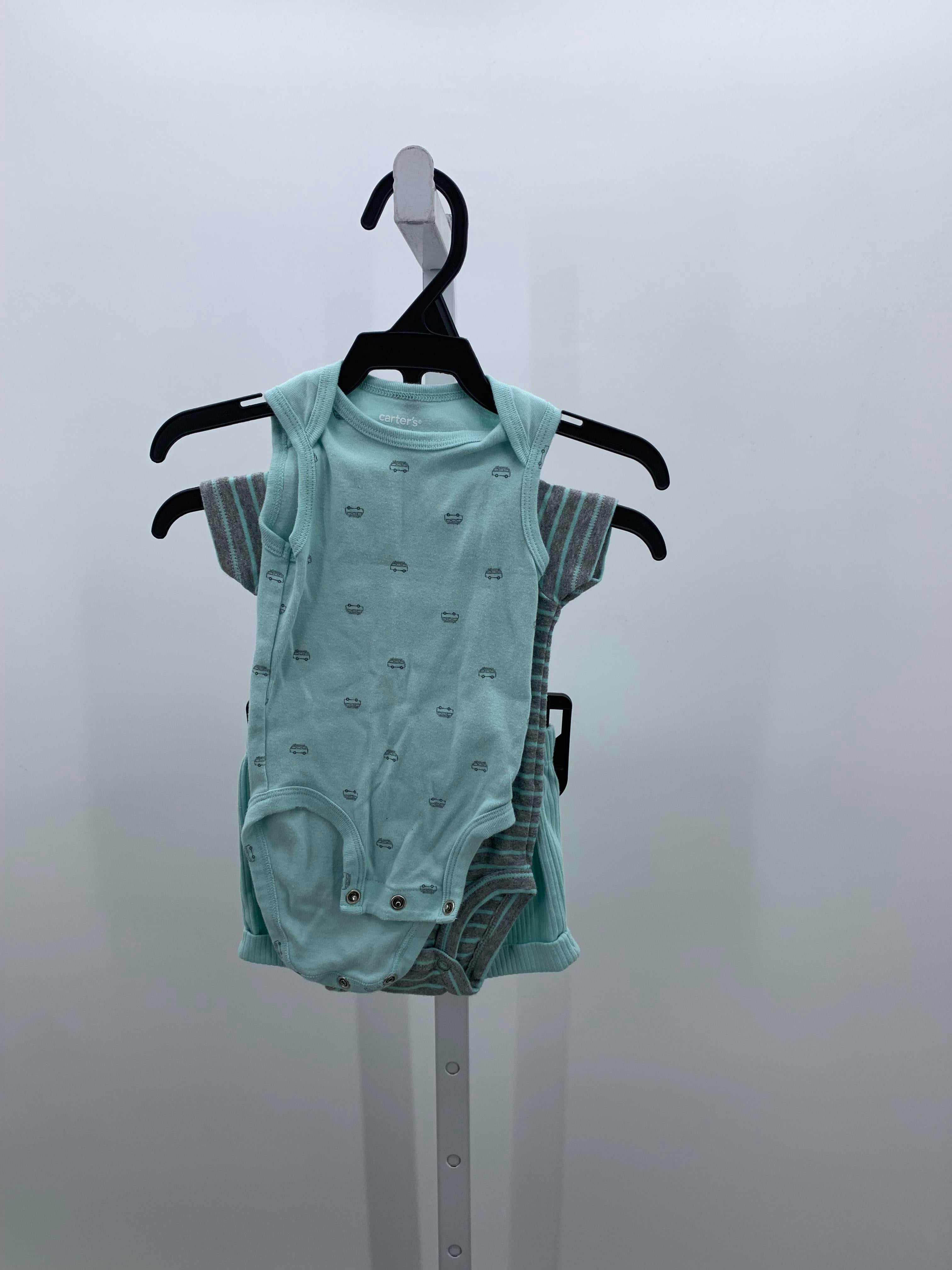 TWO SHORT SLV BODY SUITS AND SHORTS