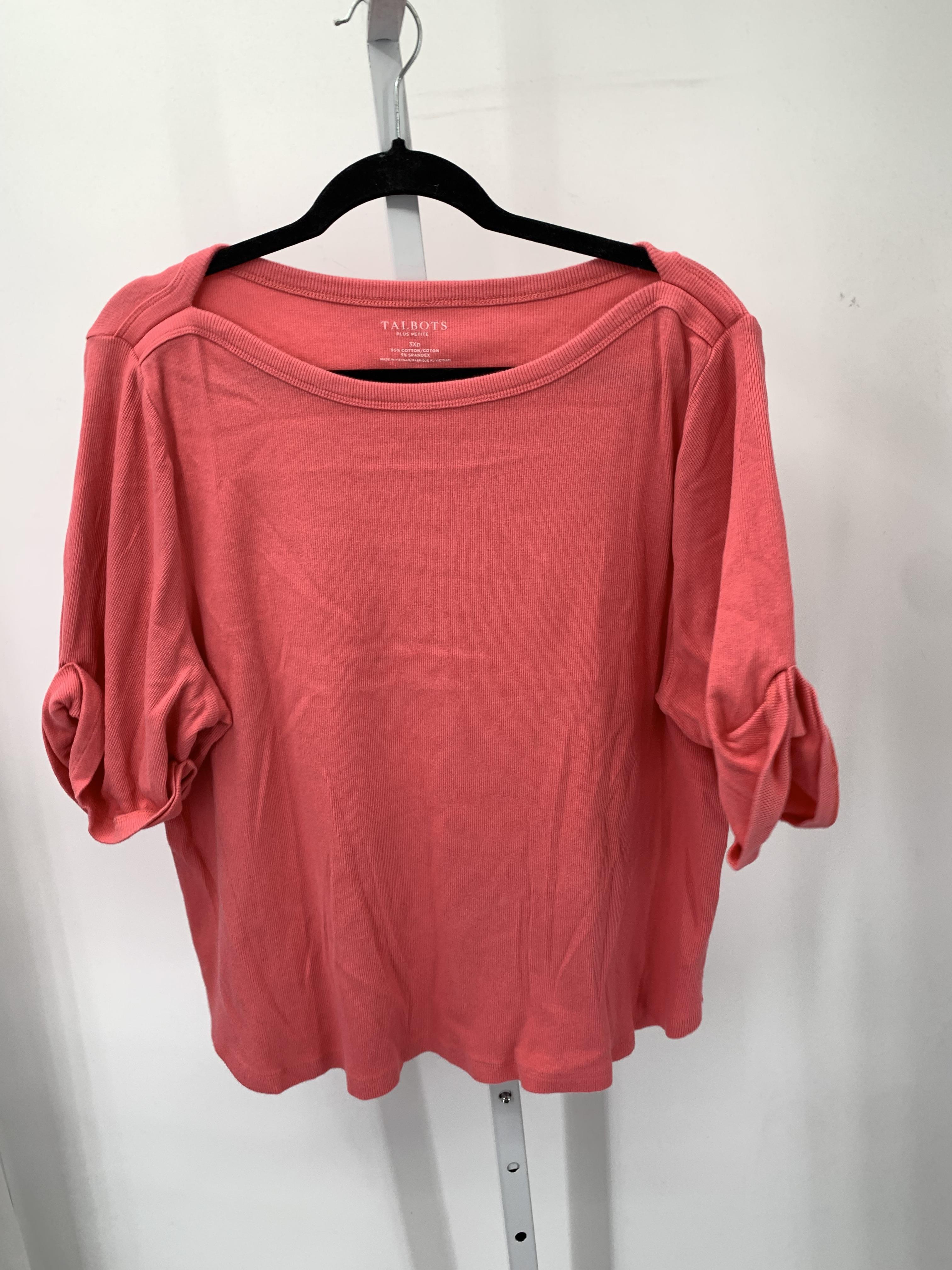 Talbots Size 3XP Womens Short Sleeve Shirt