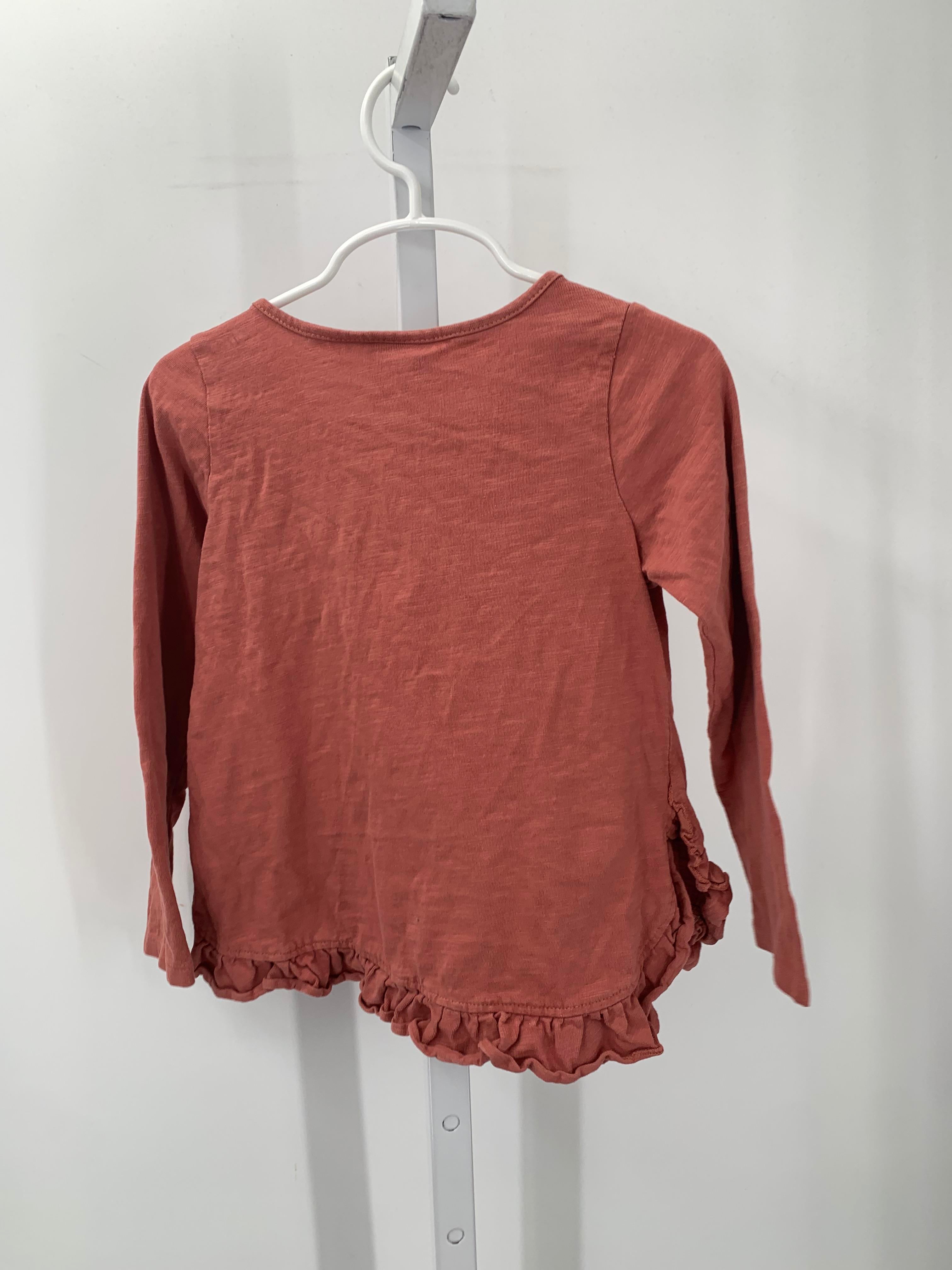 Savannah Size 5T Girls Long Sleeve Shirt