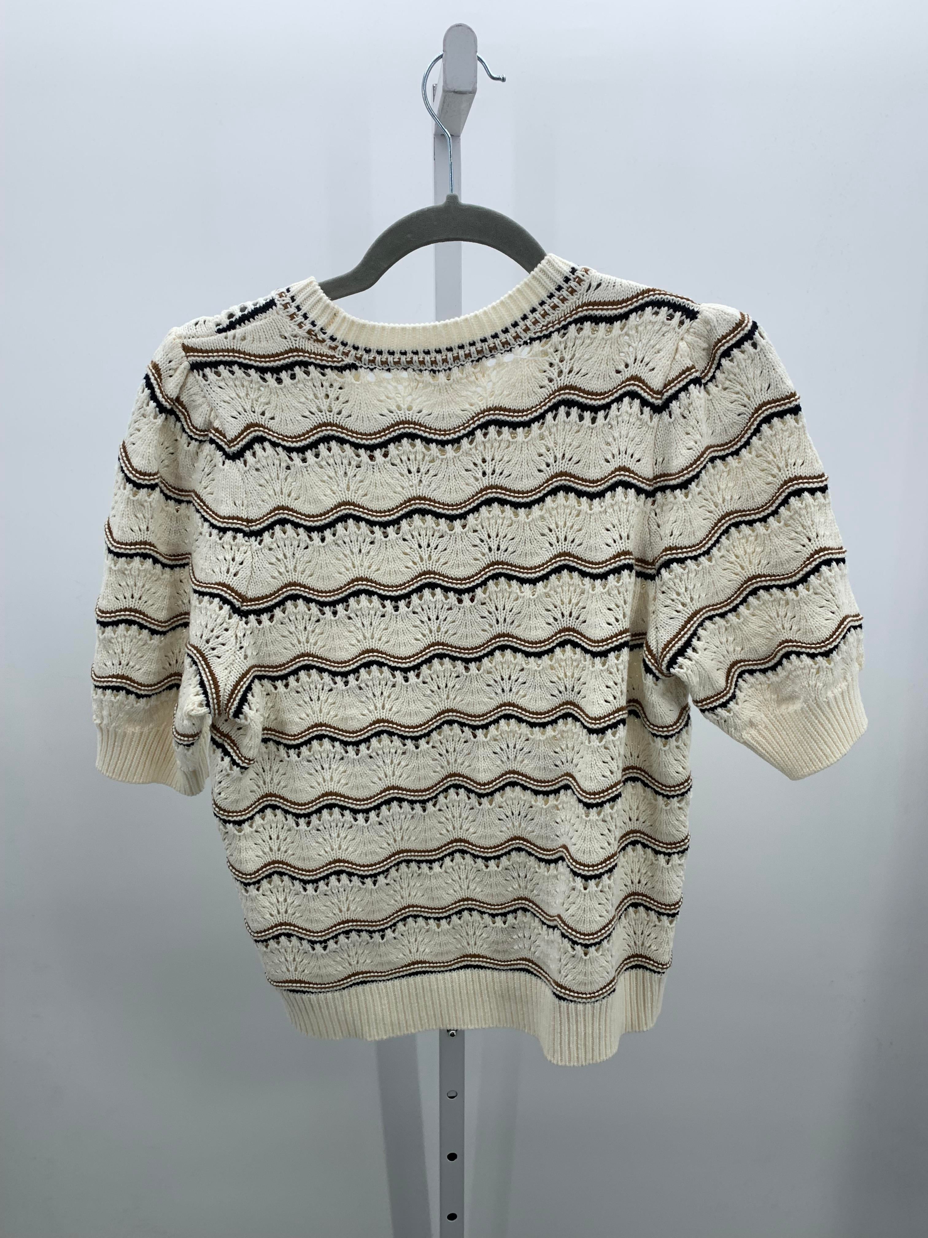 Size Medium Misses Short Slv Sweater
