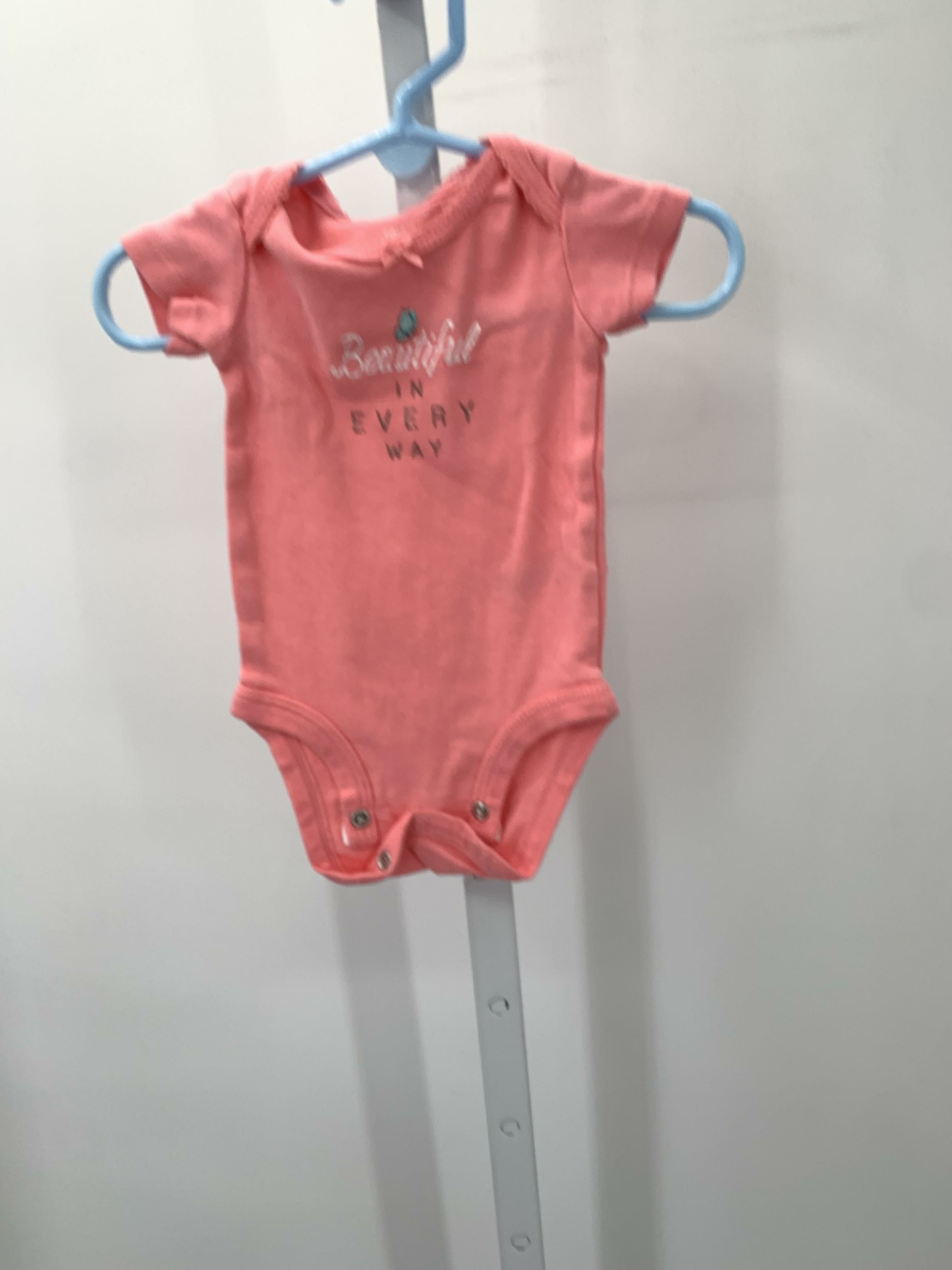 Carters Size 3 Months Girls Short Sleeve Shirt