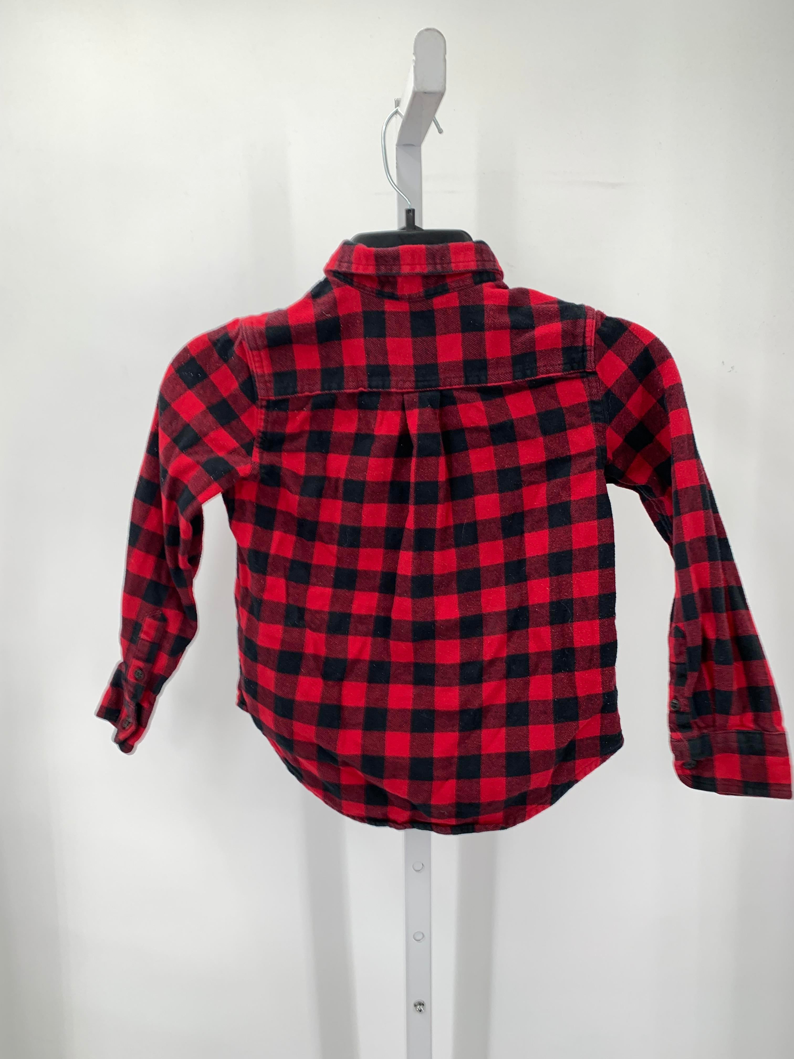 BLACK PLAID BTN DOWN
