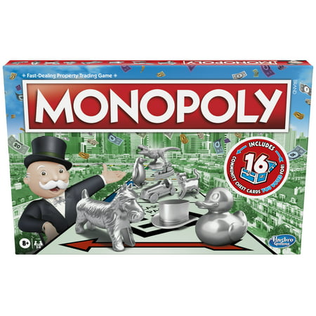 Monopoly Board Game Family Board Game for 2 to 6 Players -
