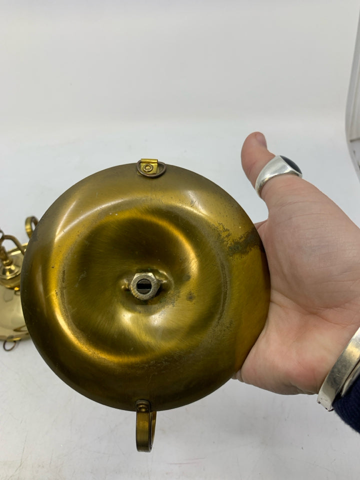 2 SELF LEVELING BEDSTICK CANDLE HOLDERS.