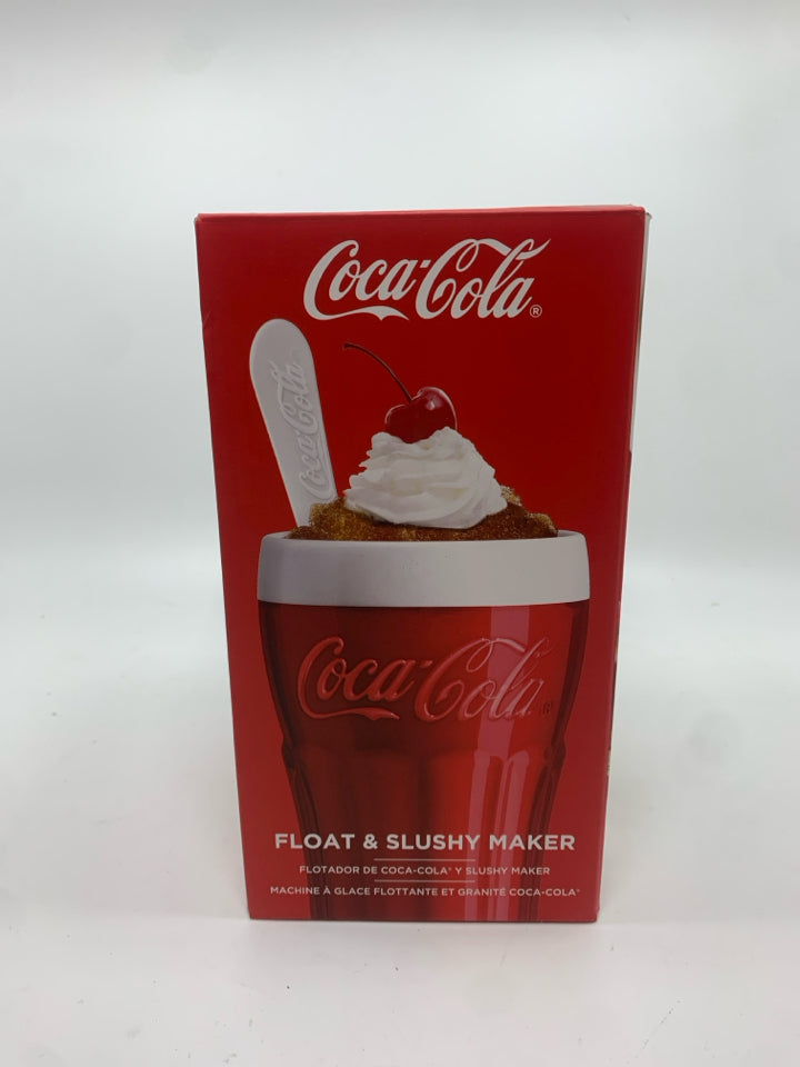 NIB COCA COLA FLOAT AND SLUSHIE MAKER.