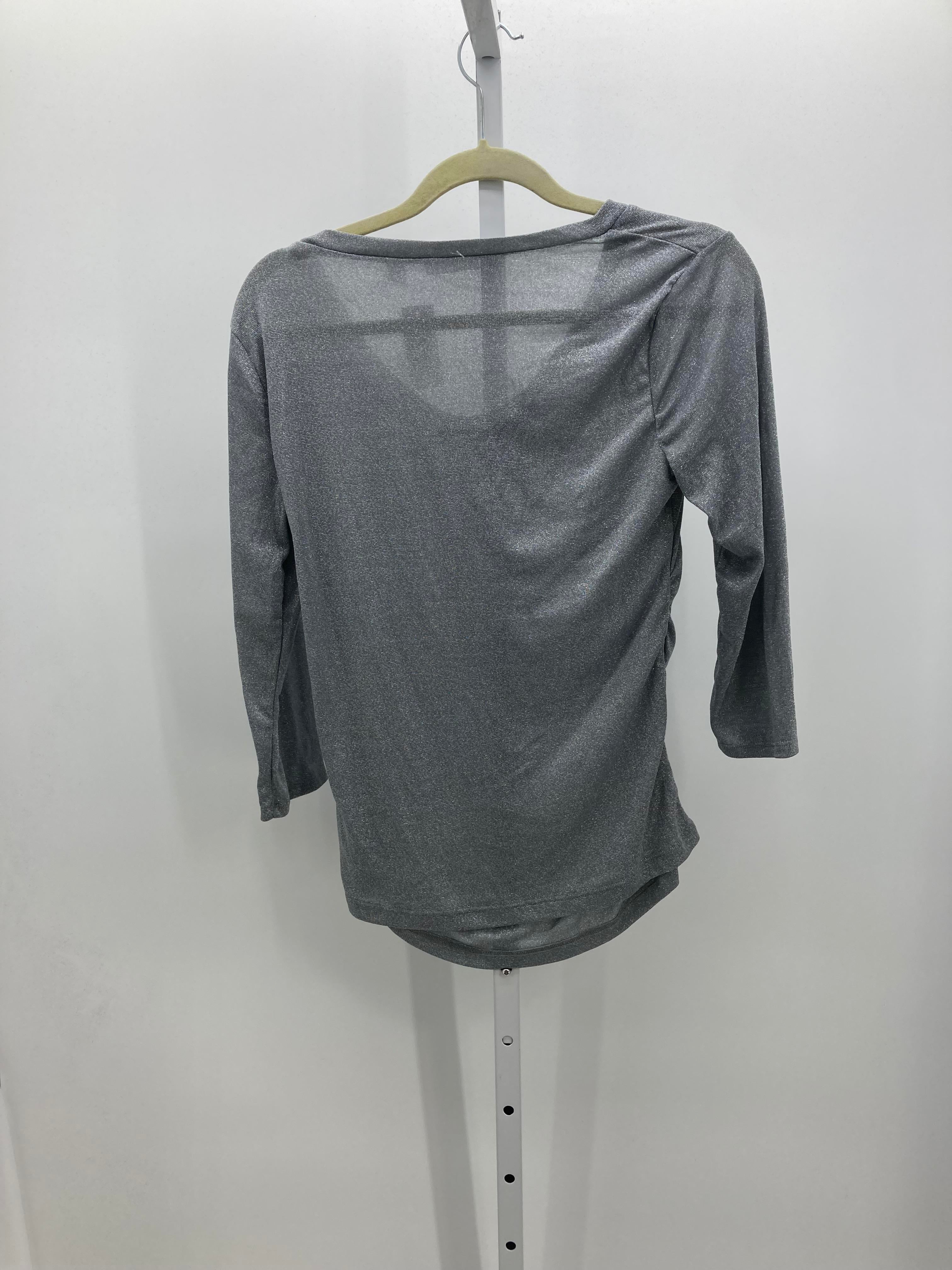 NY & Company Size Large Misses 3/4 Sleeve Shirt