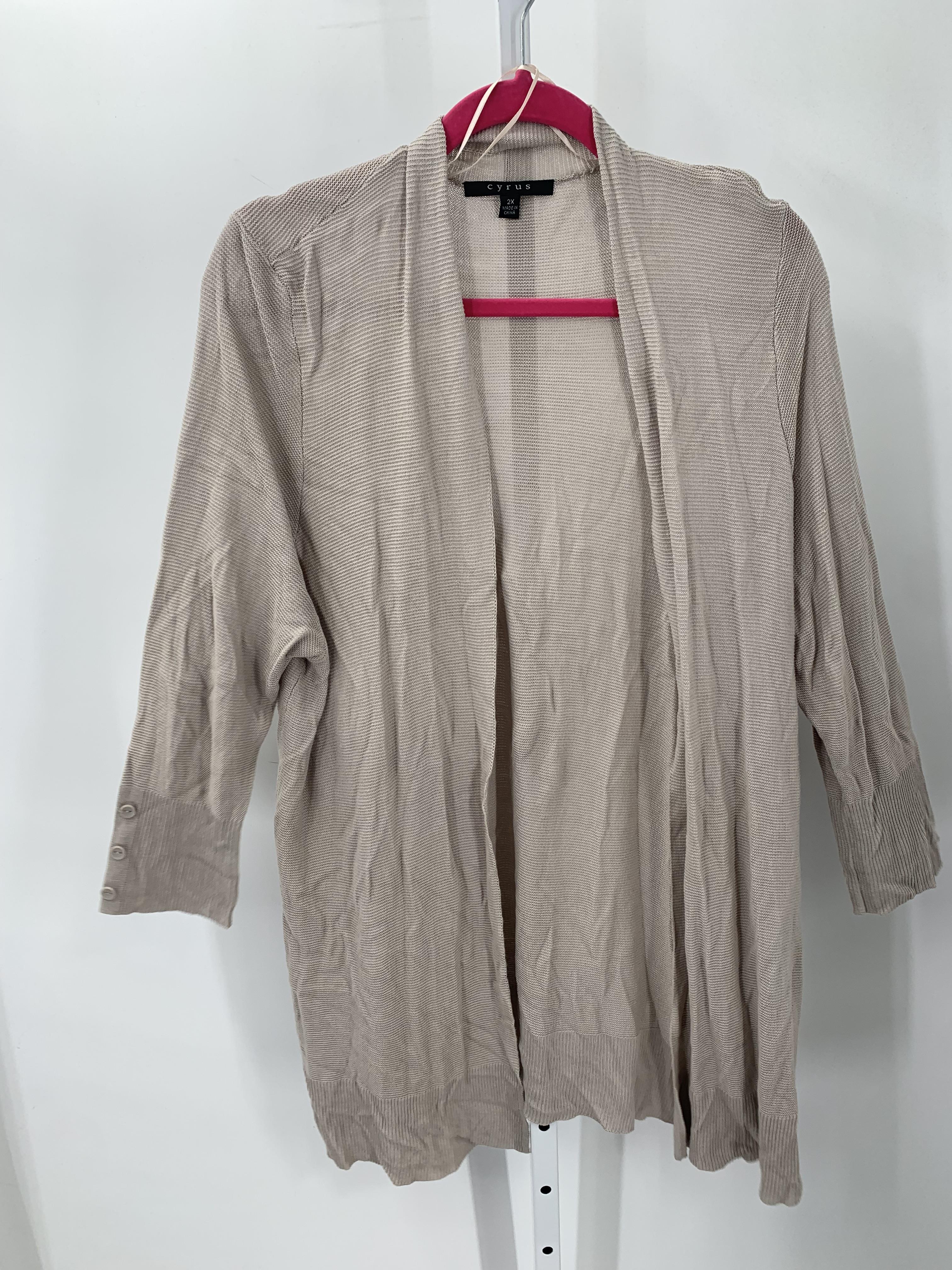 cyrus Size 2X Womens Cardigan