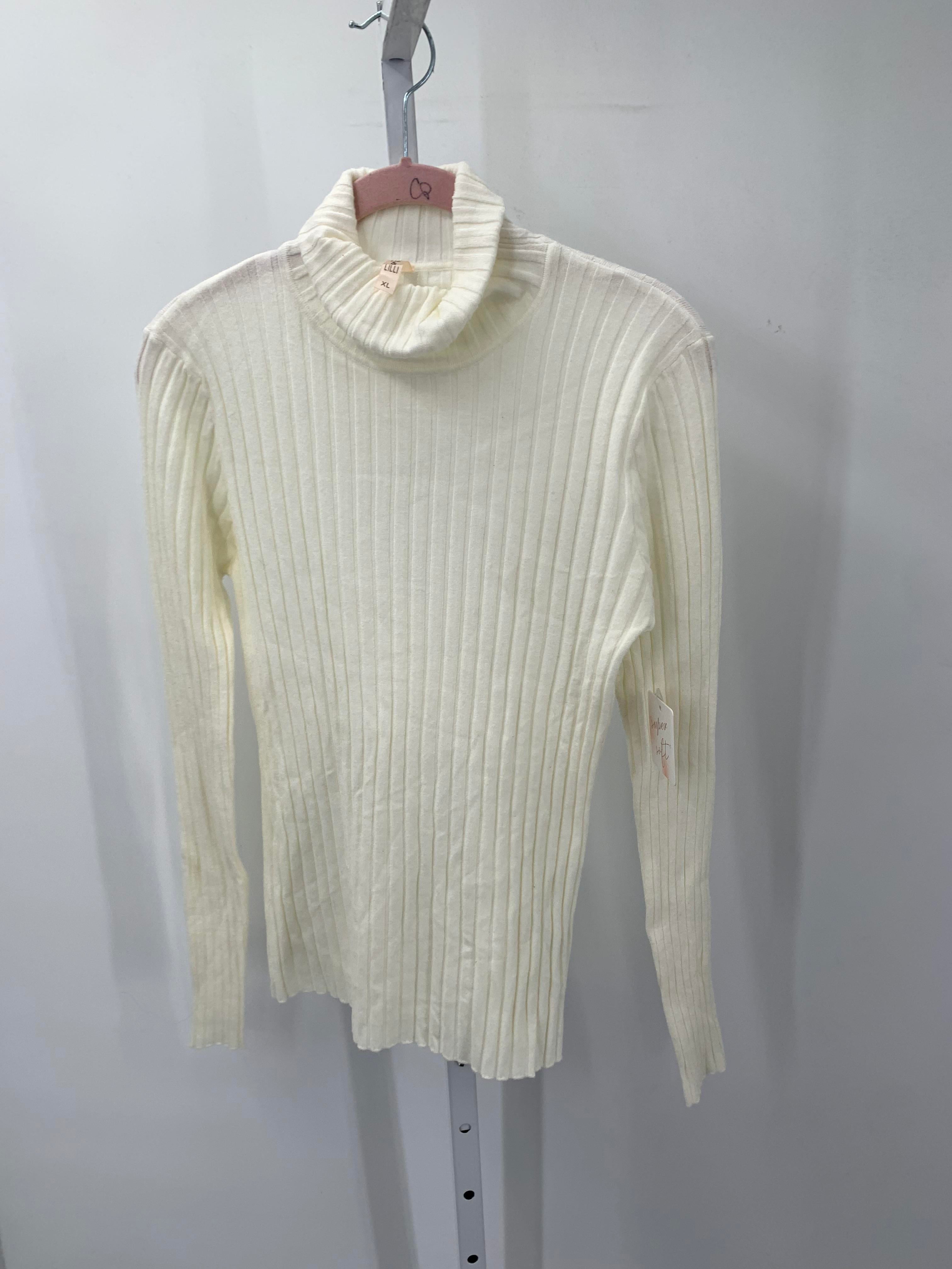 Size Extra Large Misses Long Slv Sweater