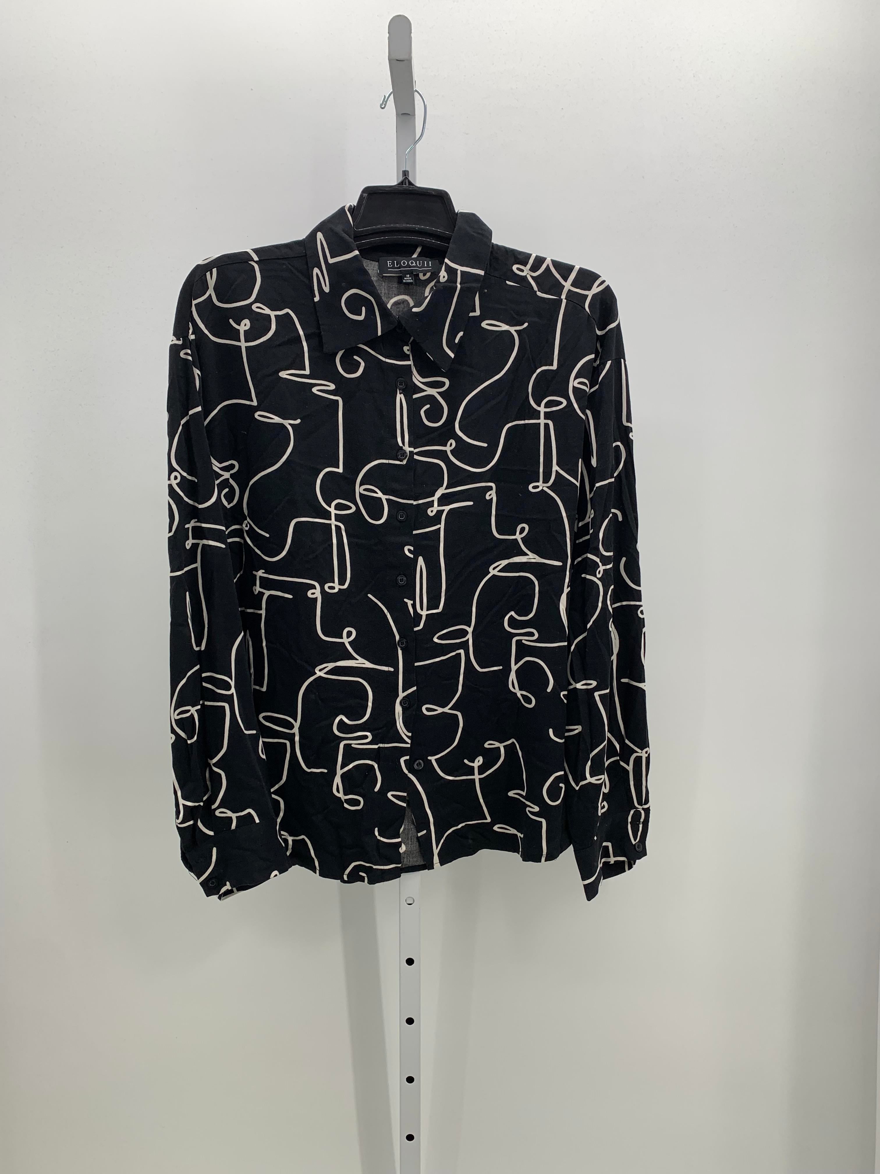 Size 18 W Womens Long Sleeve Shirt