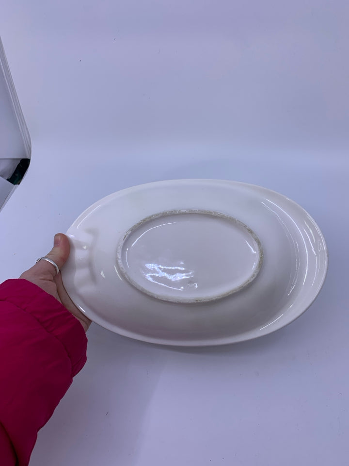 VTG PHEASANT OVAL ASHTRAY.