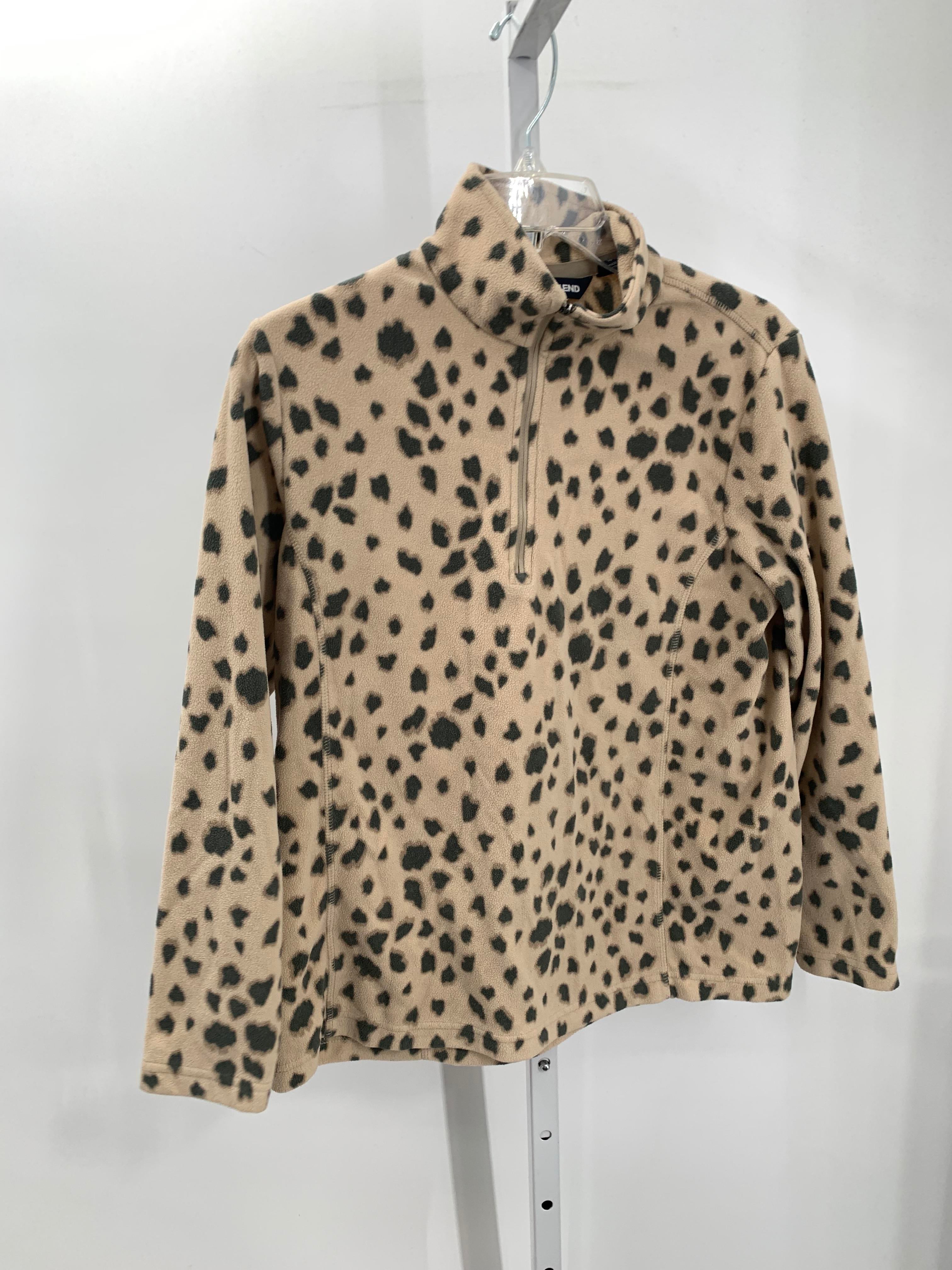 Lands End Size Medium Petite Petite Long Sleeve Shirt