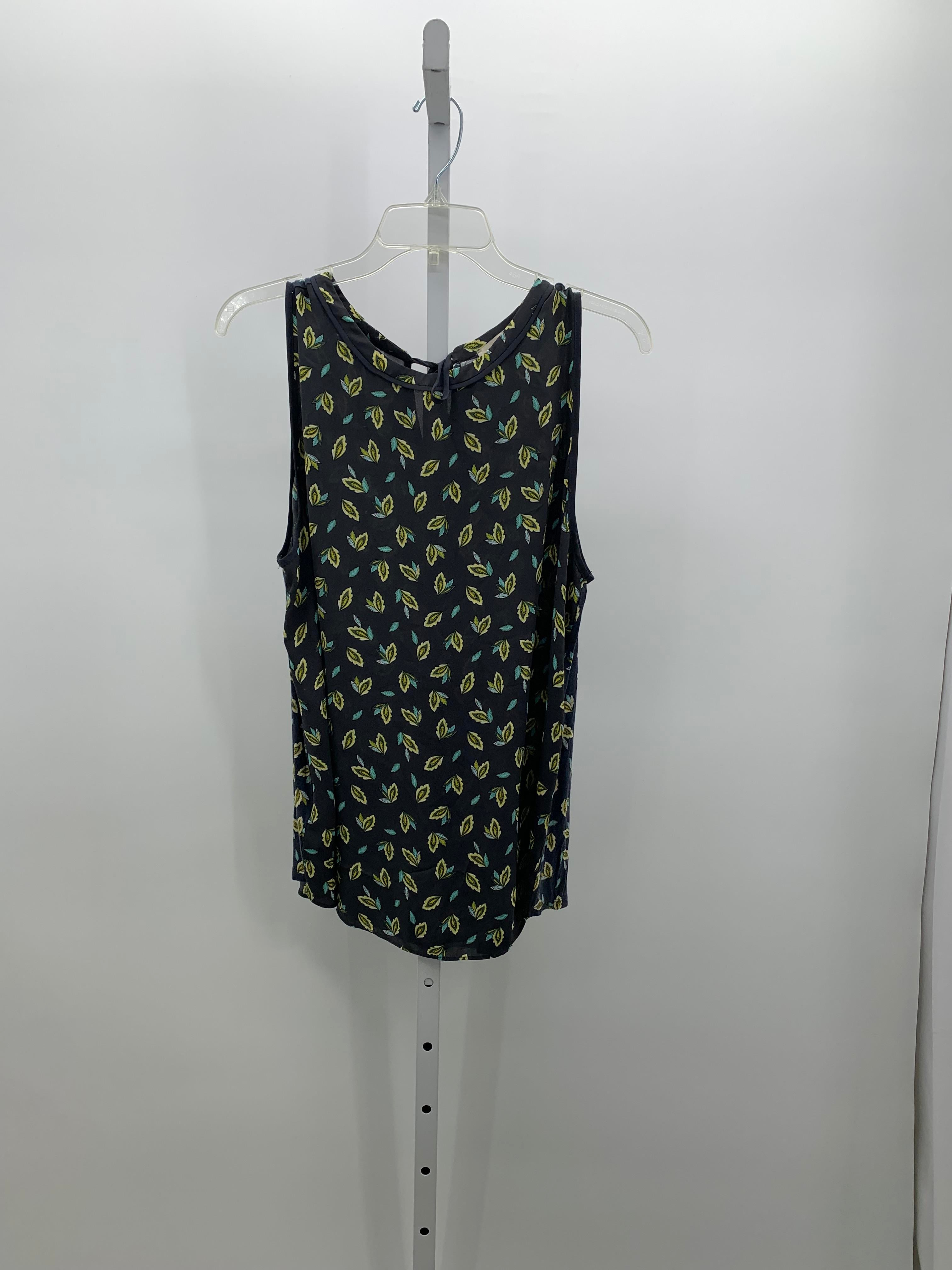 Loft Size Large Misses Sleeveless Shirt