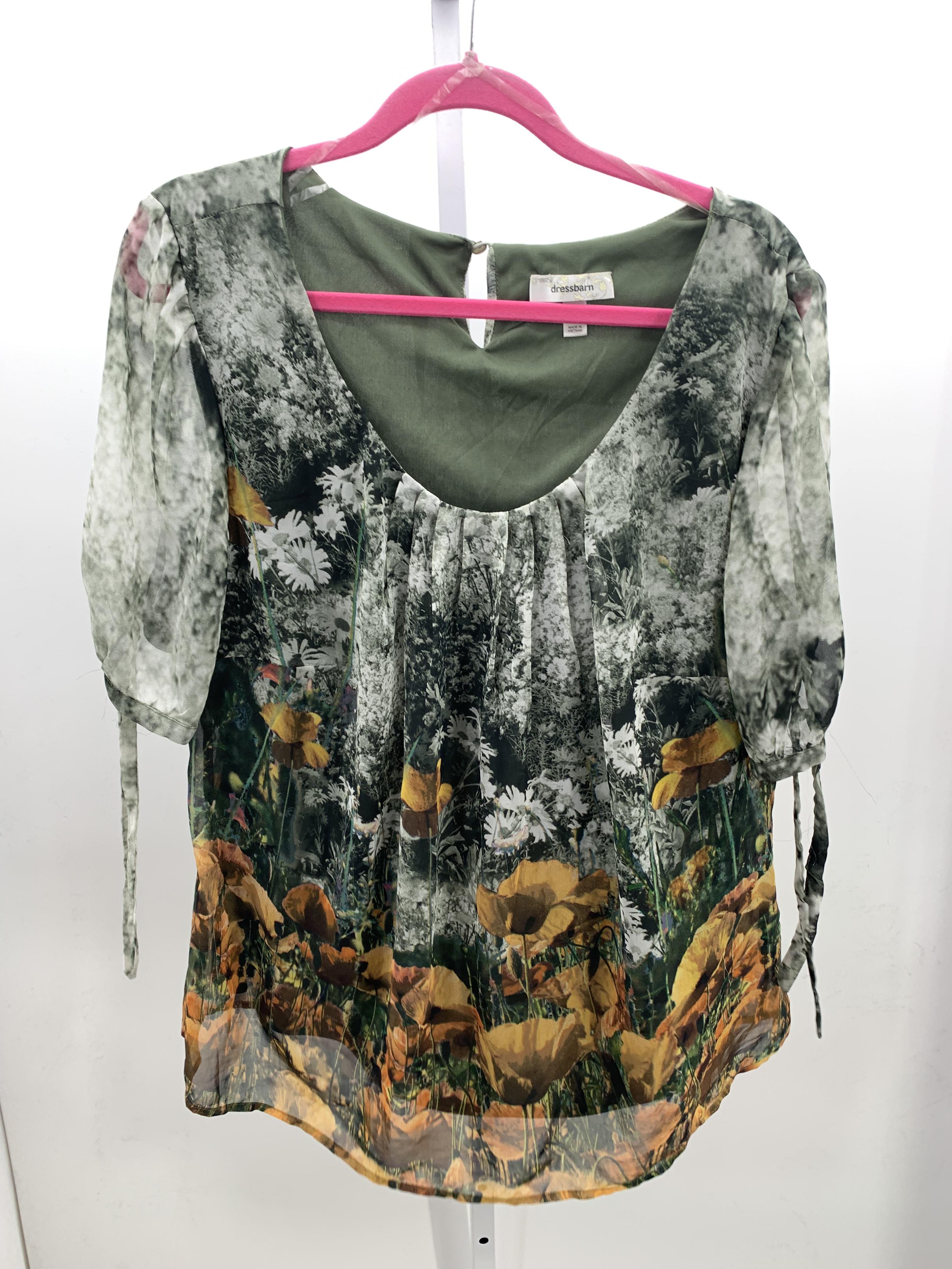 Dress Barn Size 2X Womens Short Sleeve Shirt