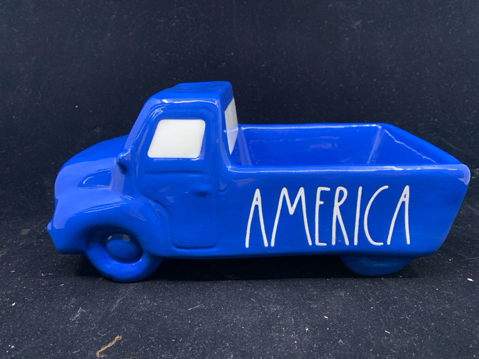 BLUE RAE DUNN AMERICA TRUCK.