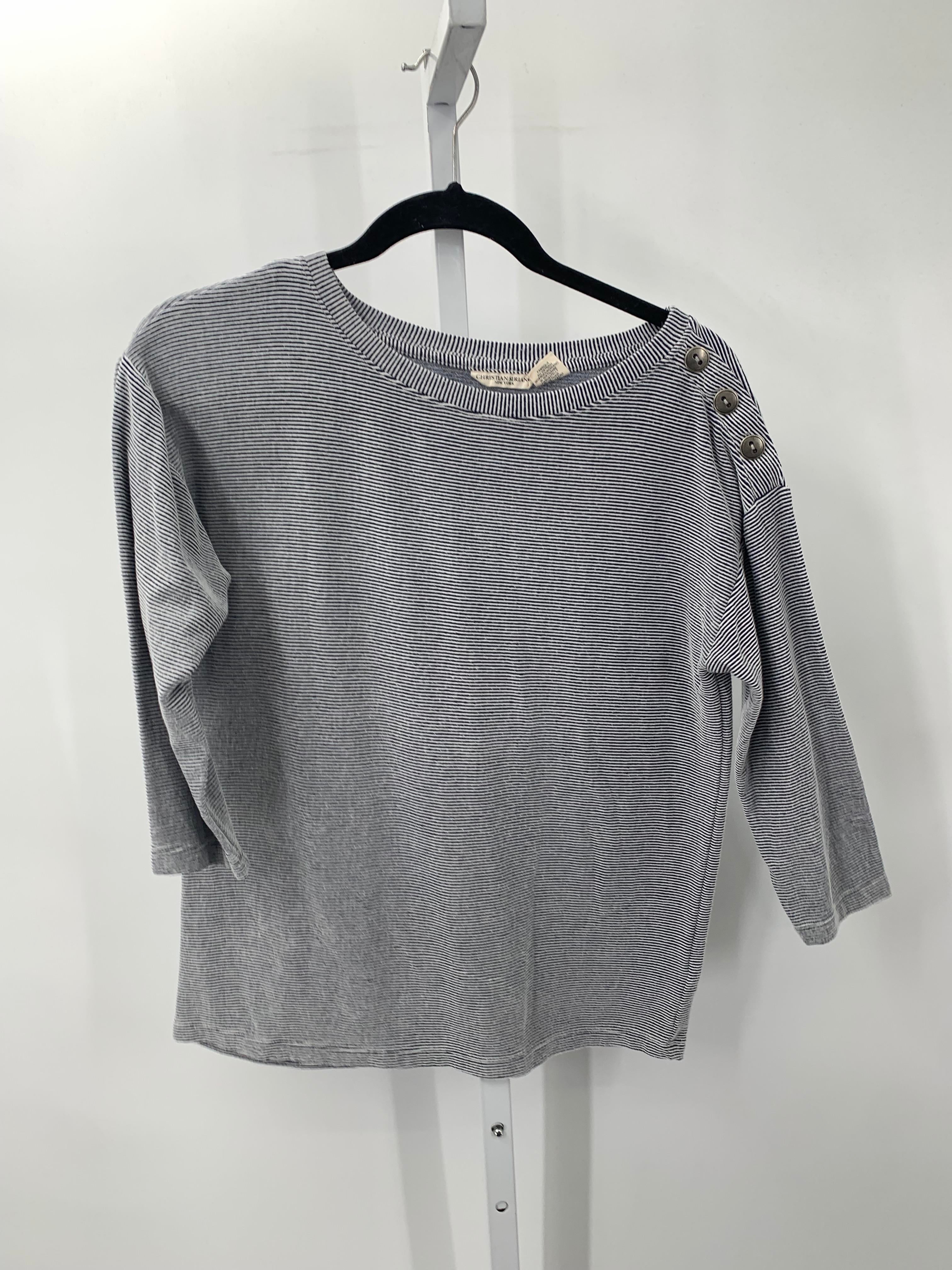 Christian Siriano Size Small Misses 3/4 Sleeve Shirt