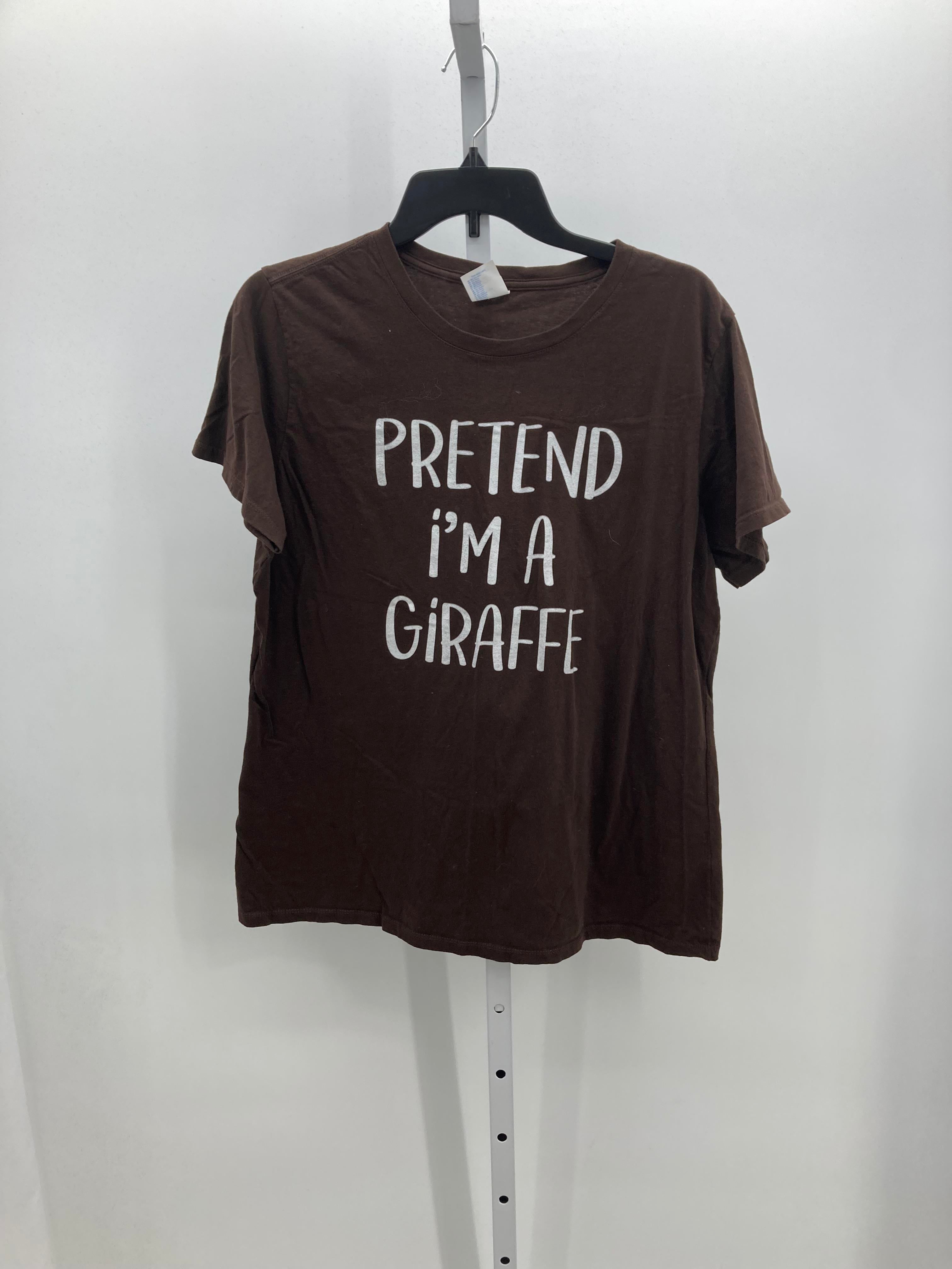 SHORT SLV SHIRT PRETEND I'M A GIRAFFE.