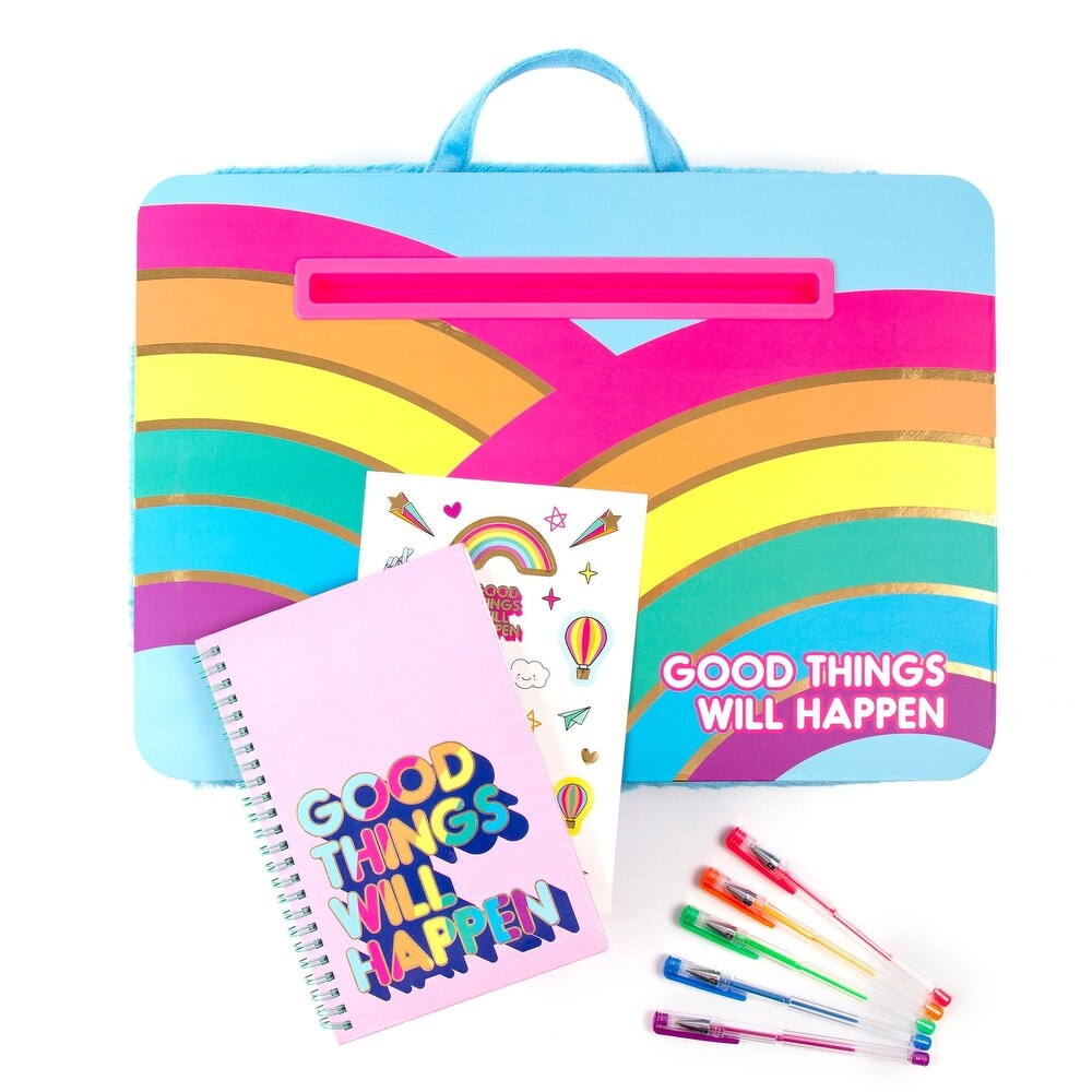 Make It Real 17-in Kids Rainbow Lap Desk -