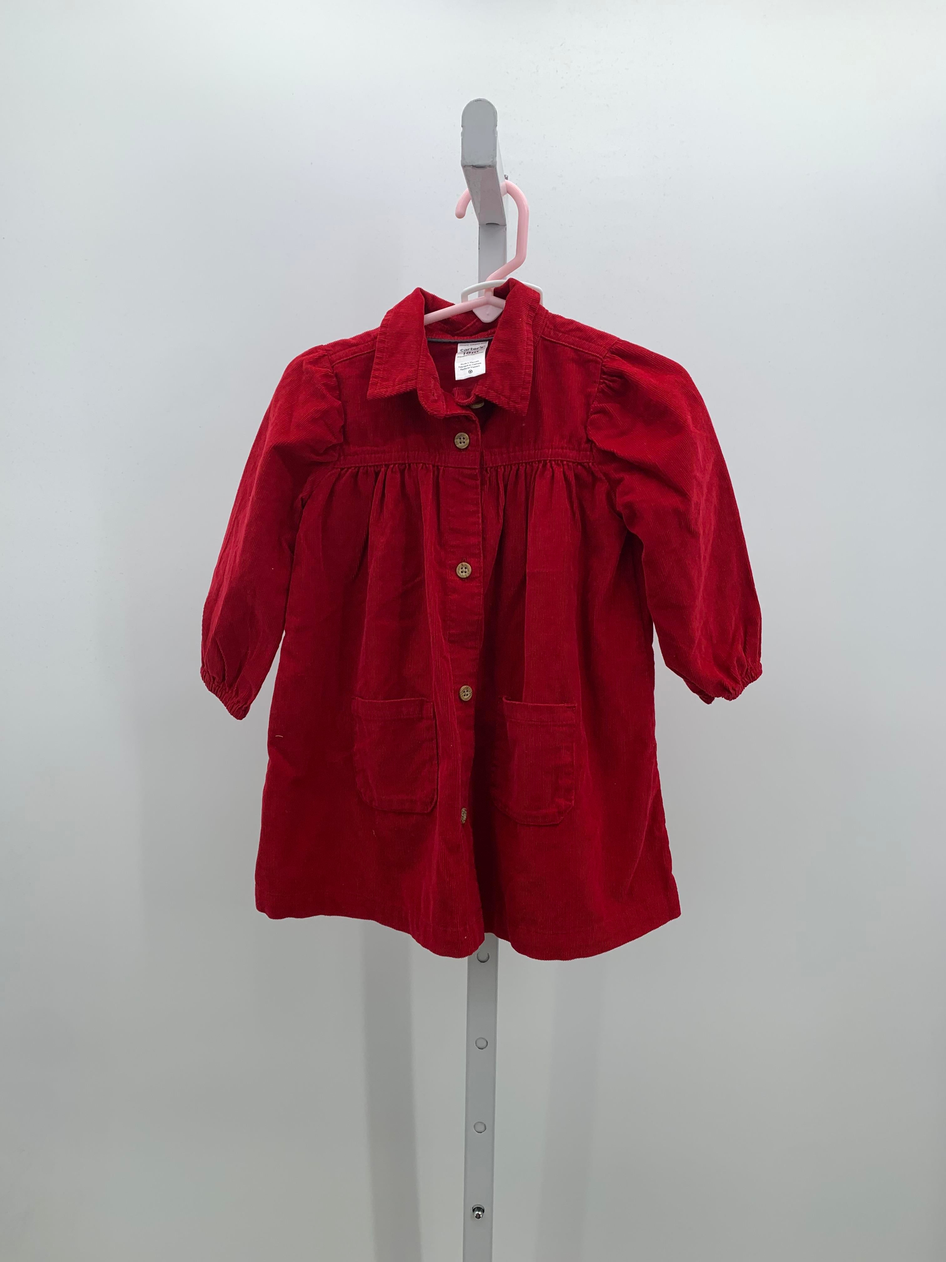 Carters Size 18 Months Girls Long Sleeve Dress