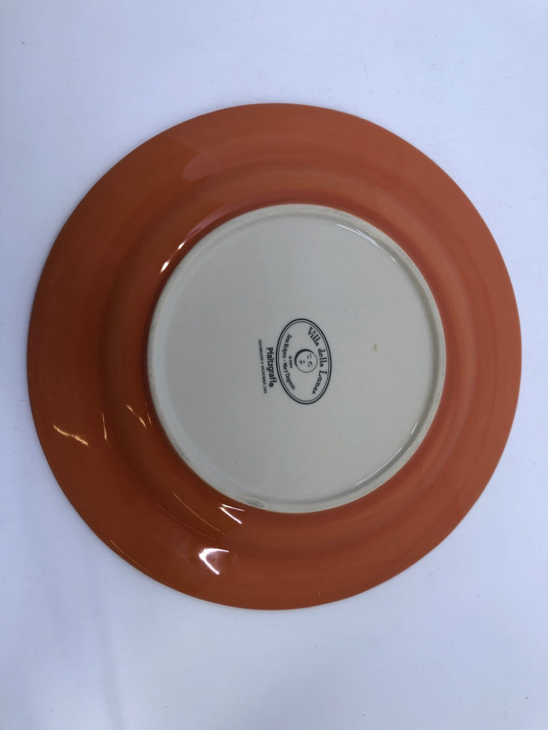 16PC SVC 4- VILLA DELLA LUNA DISH SET W/BOOK.
