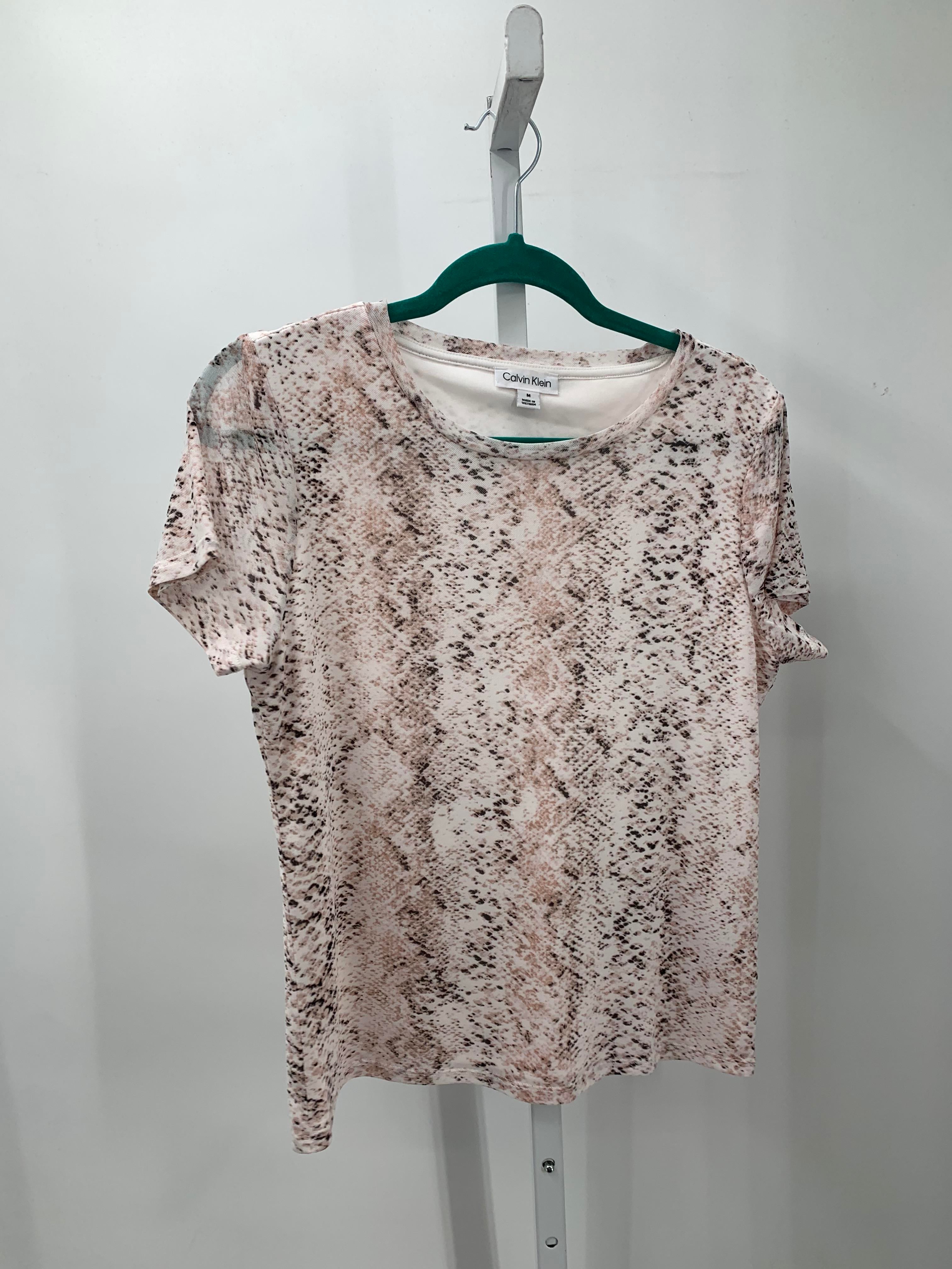 Calvin Klein Size Medium Misses Short Sleeve Shirt