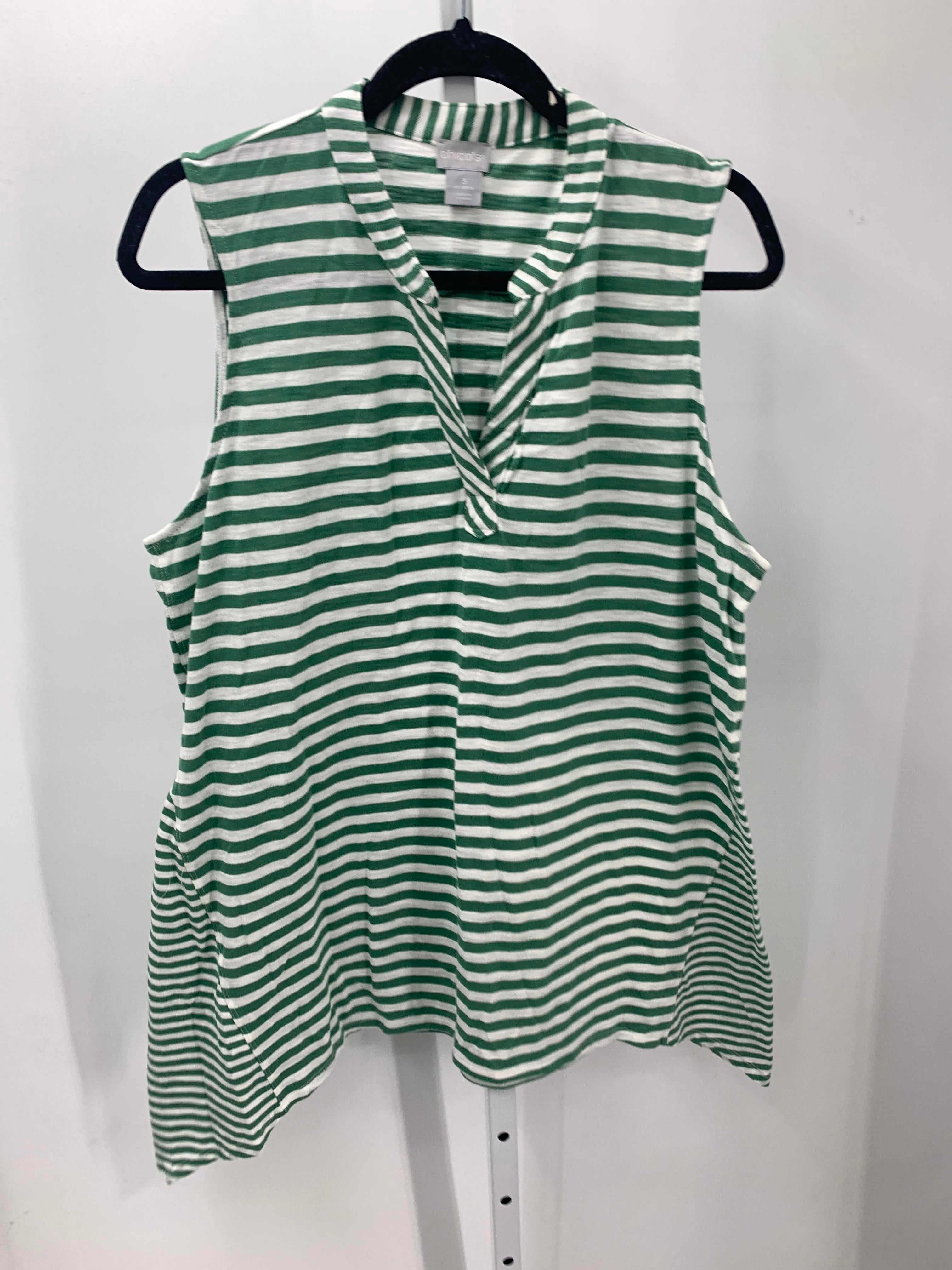 Chico's Size Extra Large Misses Sleeveless Shirt