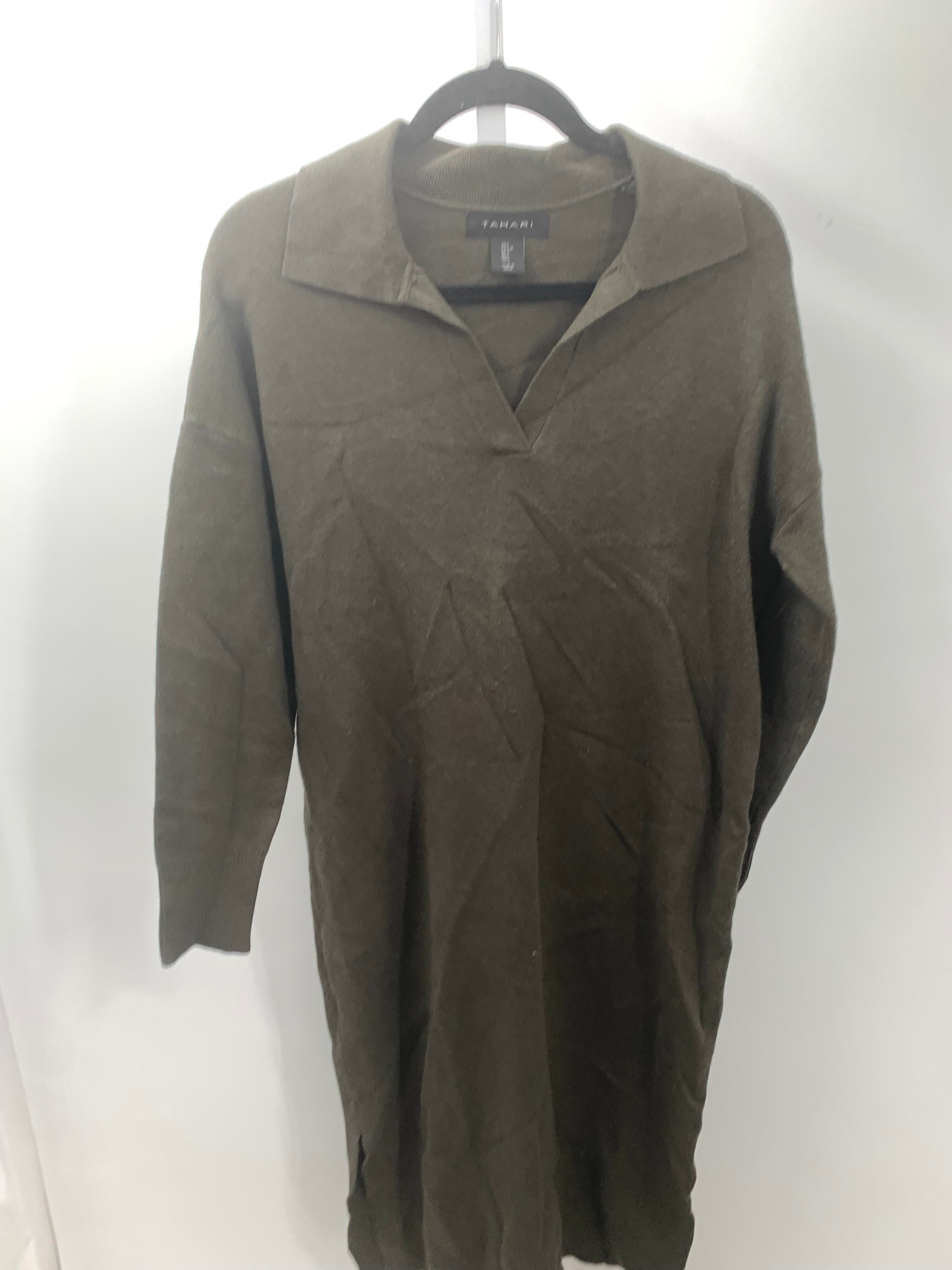 Tahari Size Large Misses Long Sleeve Dress