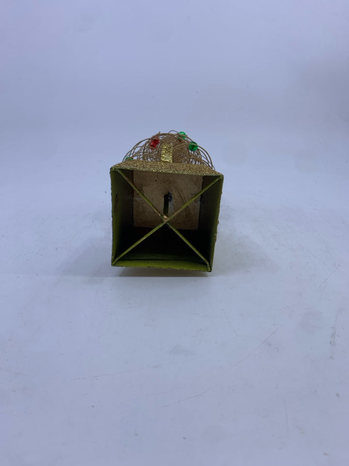 GOLD GLITTER METAL MINI TREE.