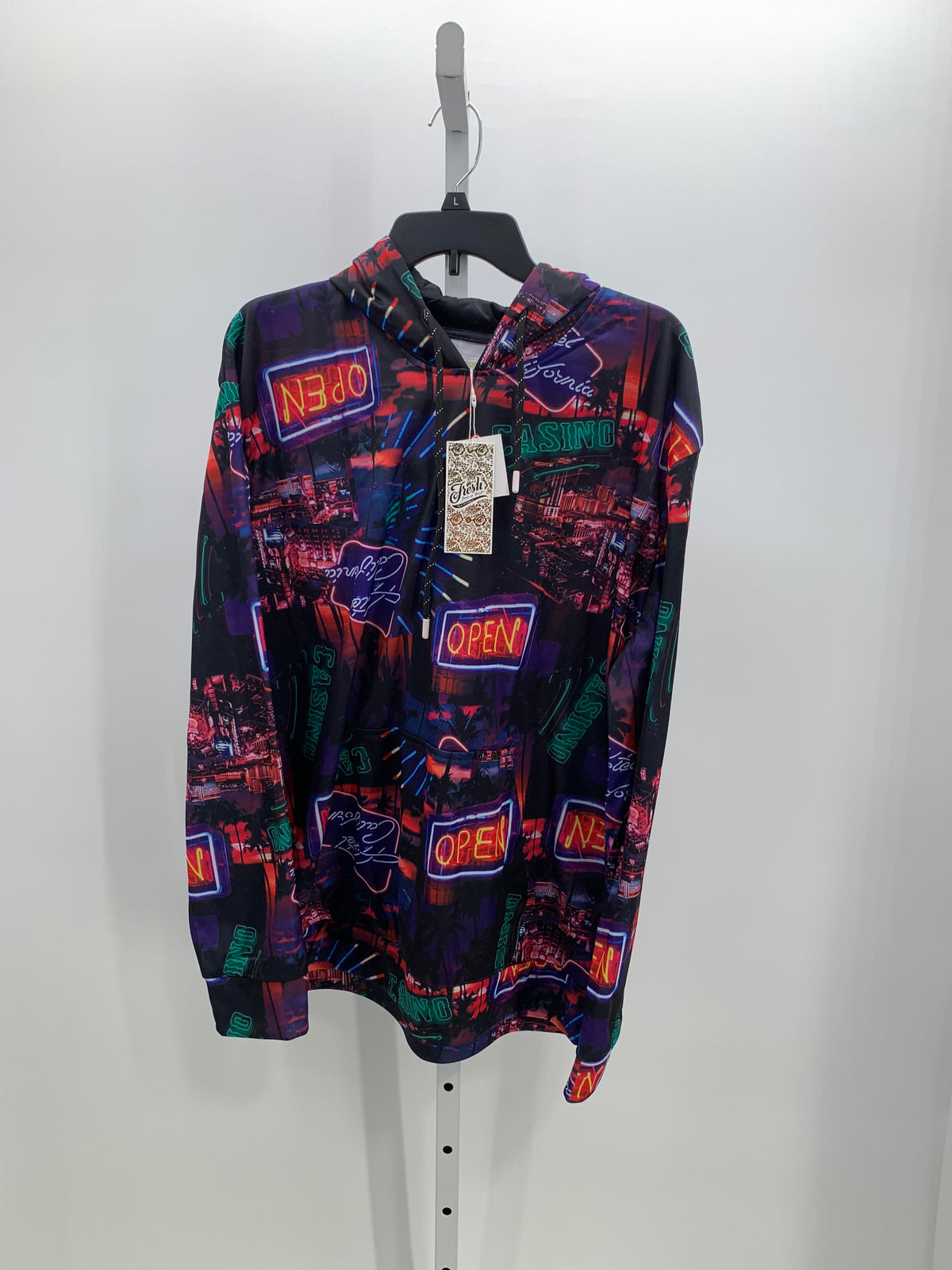 NEW NEON SIGNS HOODIE- FRESH PRINTS BRAND