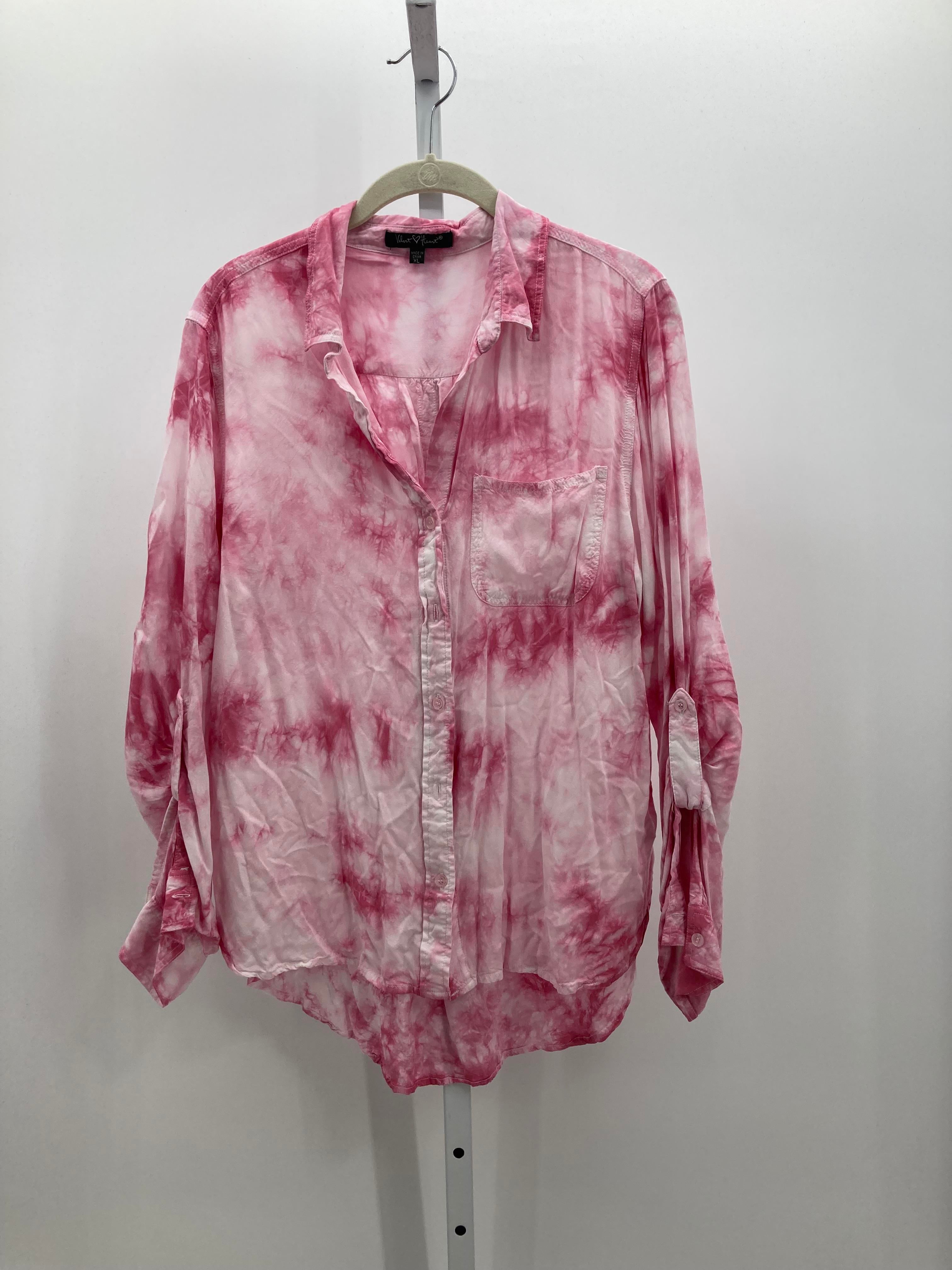 Velvet Heart Size Extra Large Juniors Long Sleeve Shirt