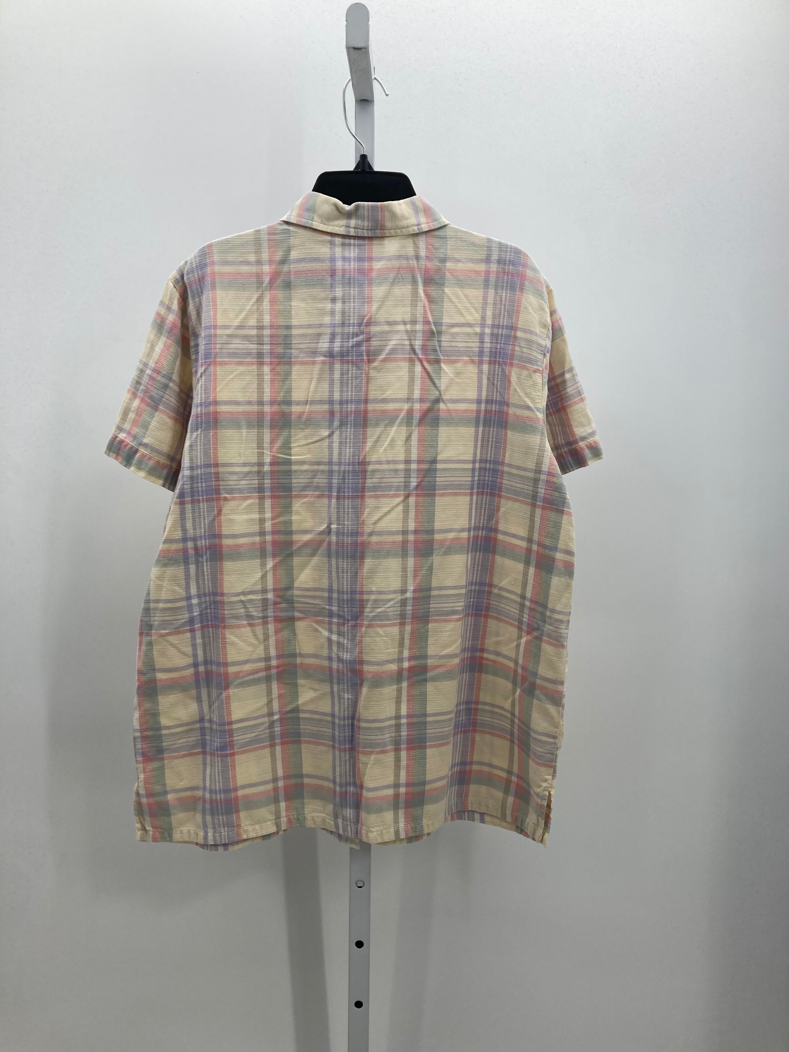Erika Size Large Misses Short Sleeve Shirt