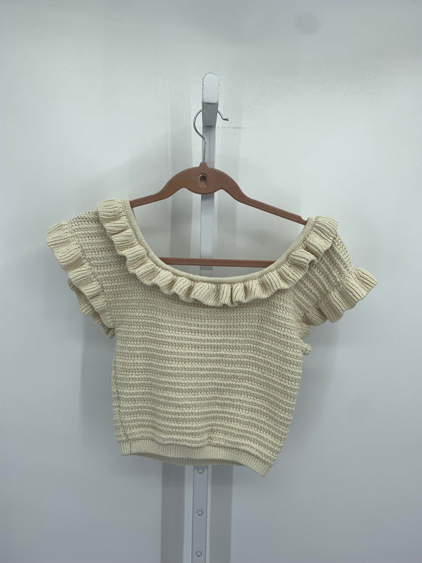 H&M Size Medium Misses Short Slv Sweater