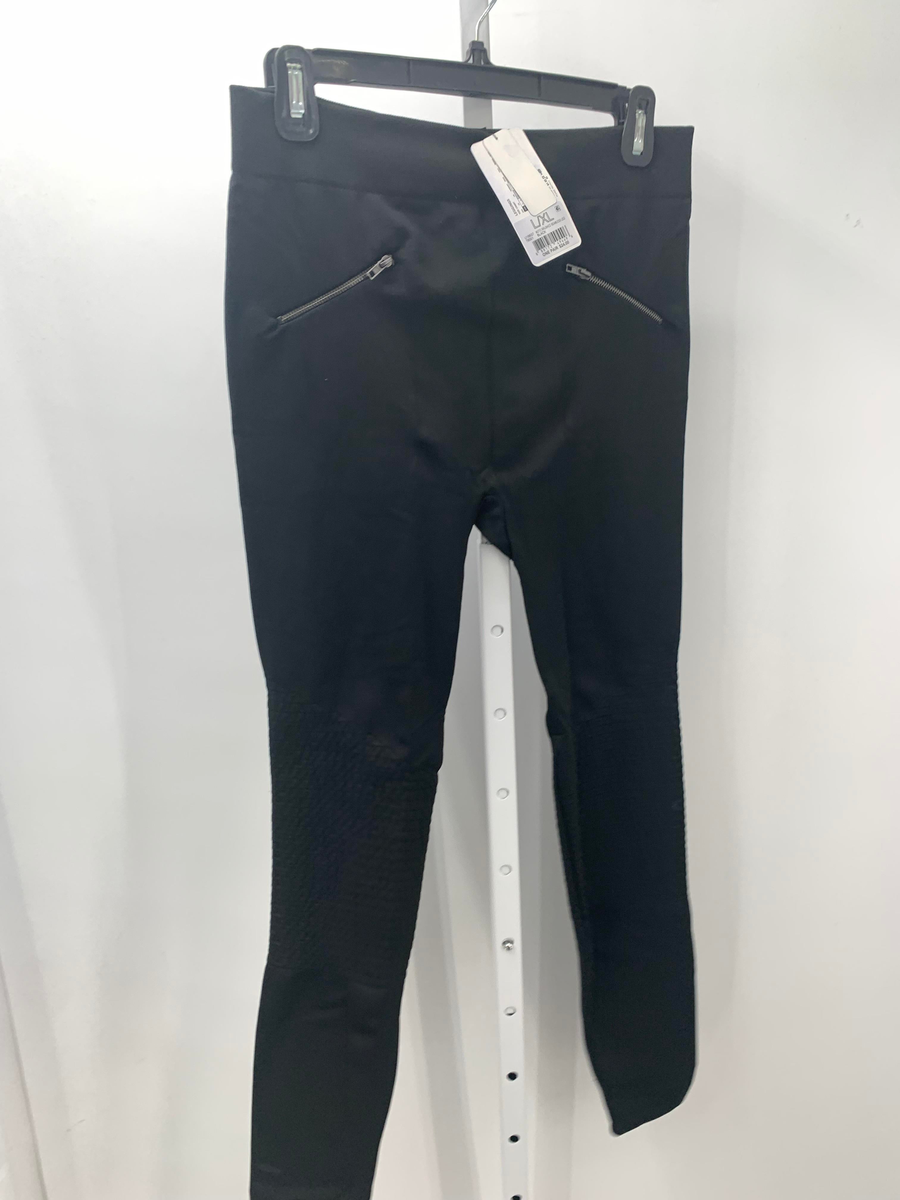 HUE Size Large Misses Leggings