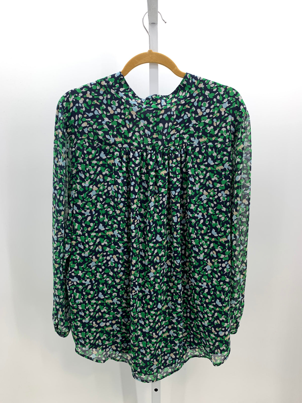 Chico's Size Large Misses Long Sleeve Shirt