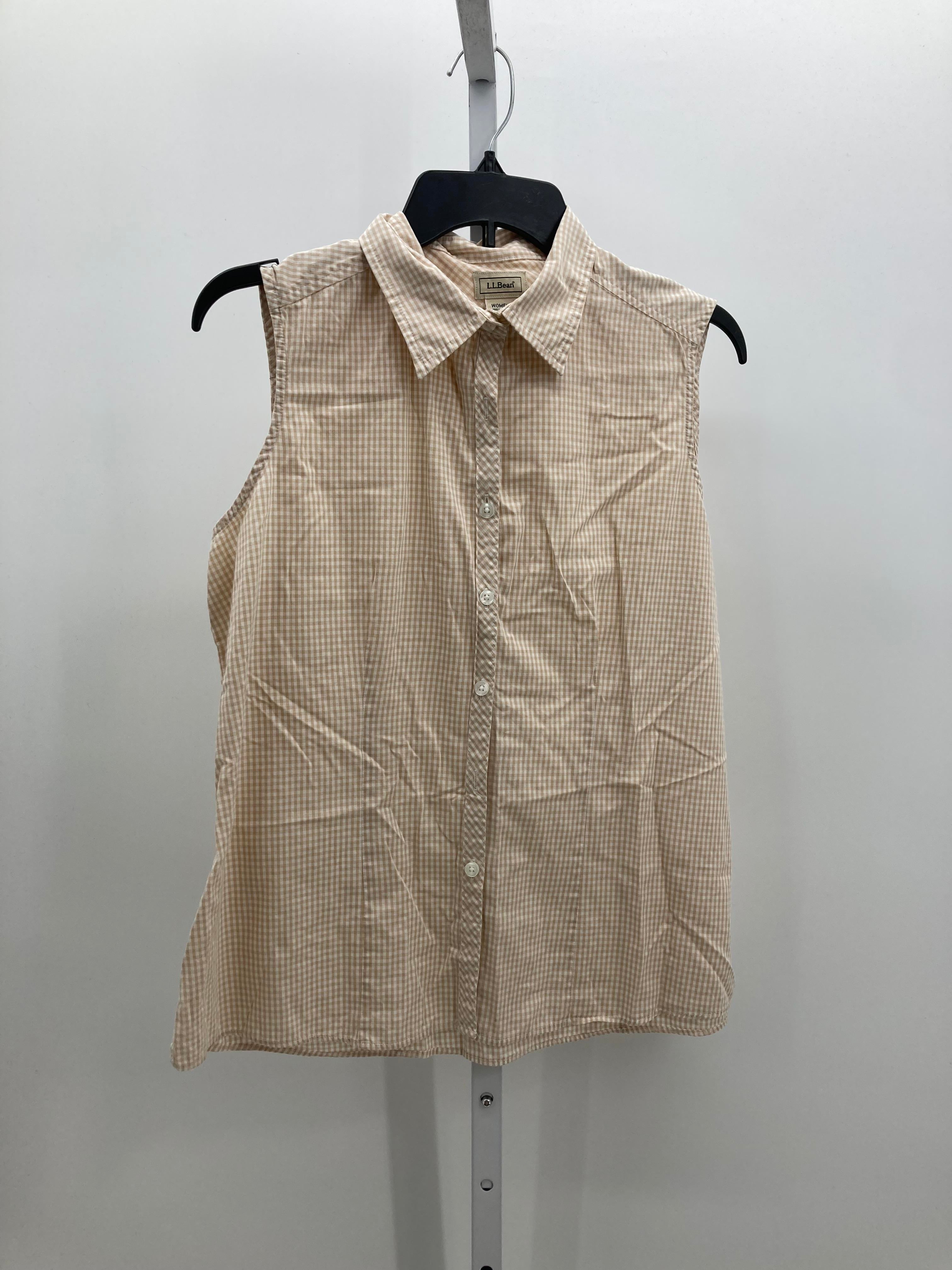 LL Bean Size Large Misses Sleeveless Shirt