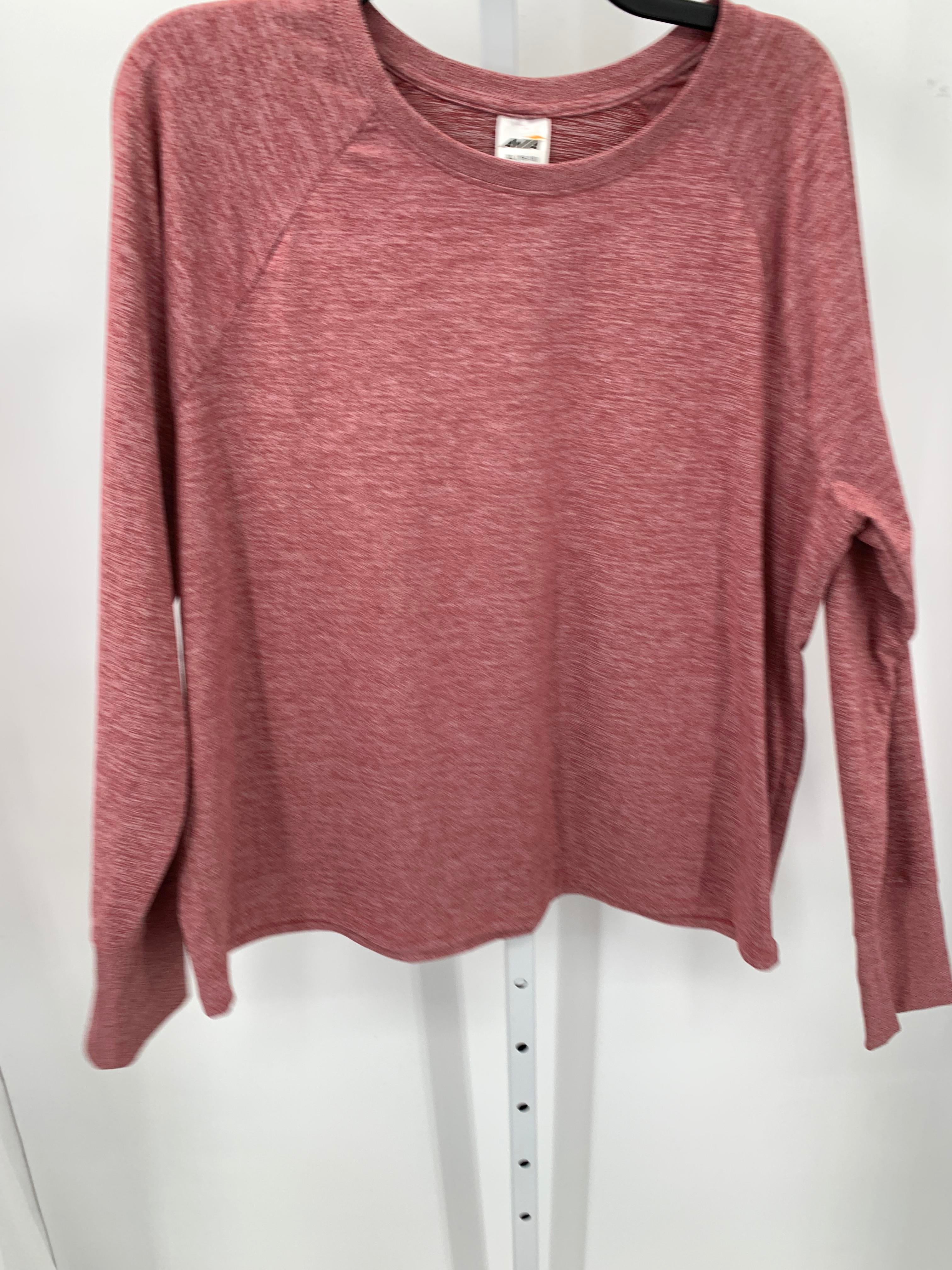 Avia Size Extra Large Misses Long Sleeve Shirt