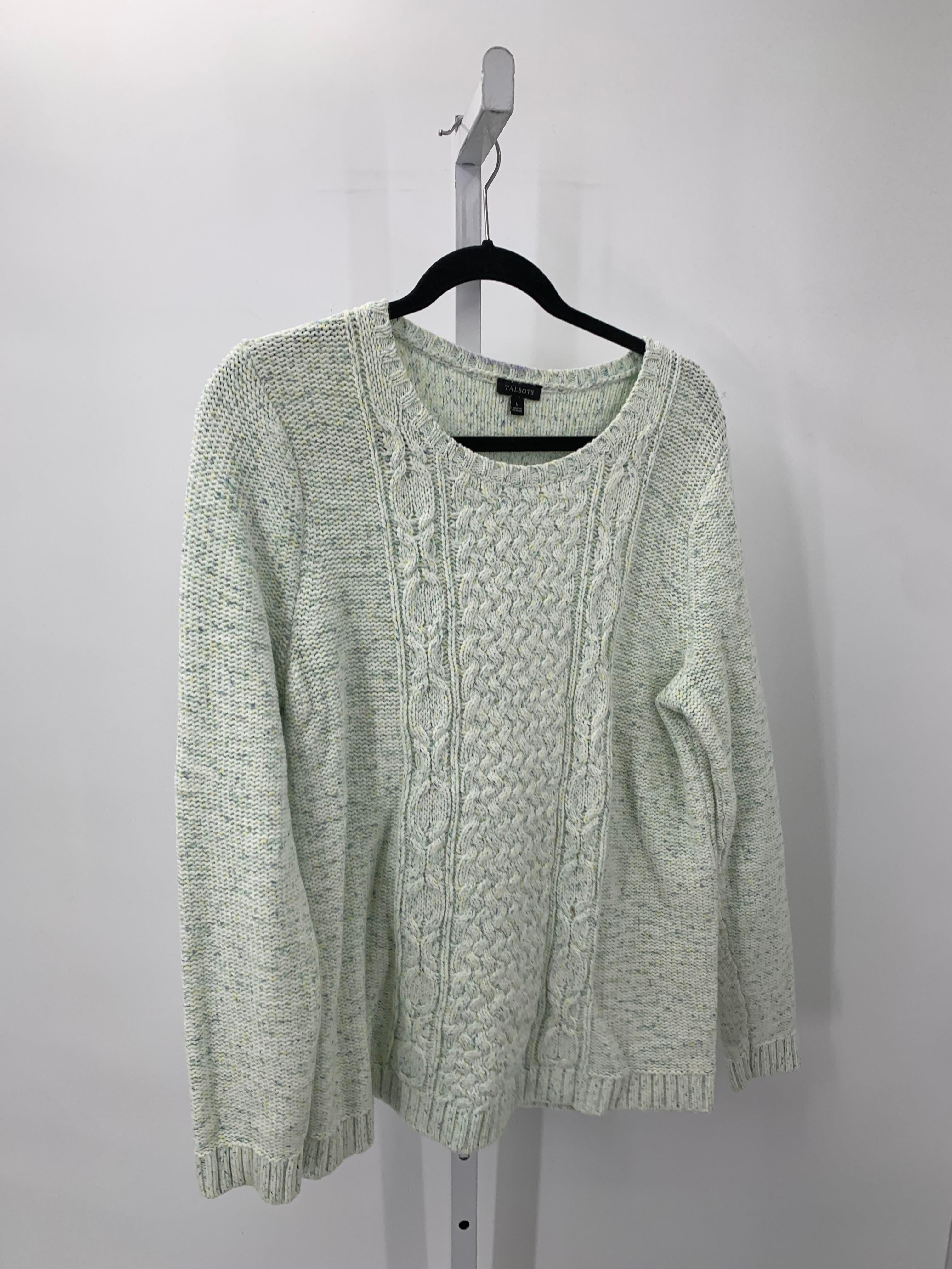 Talbots Size Large Misses Long Slv Sweater