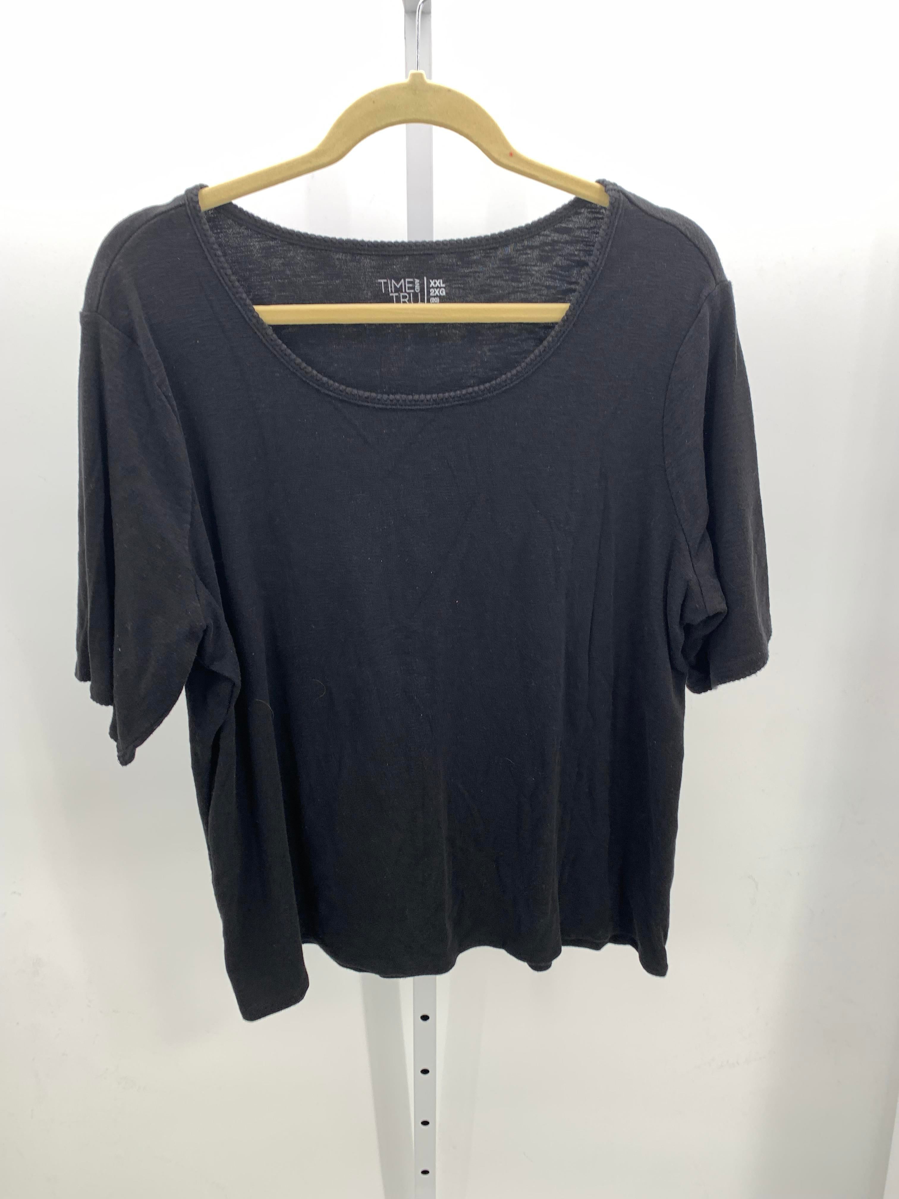 Time and Tru Size XXL Misses Short Sleeve Shirt