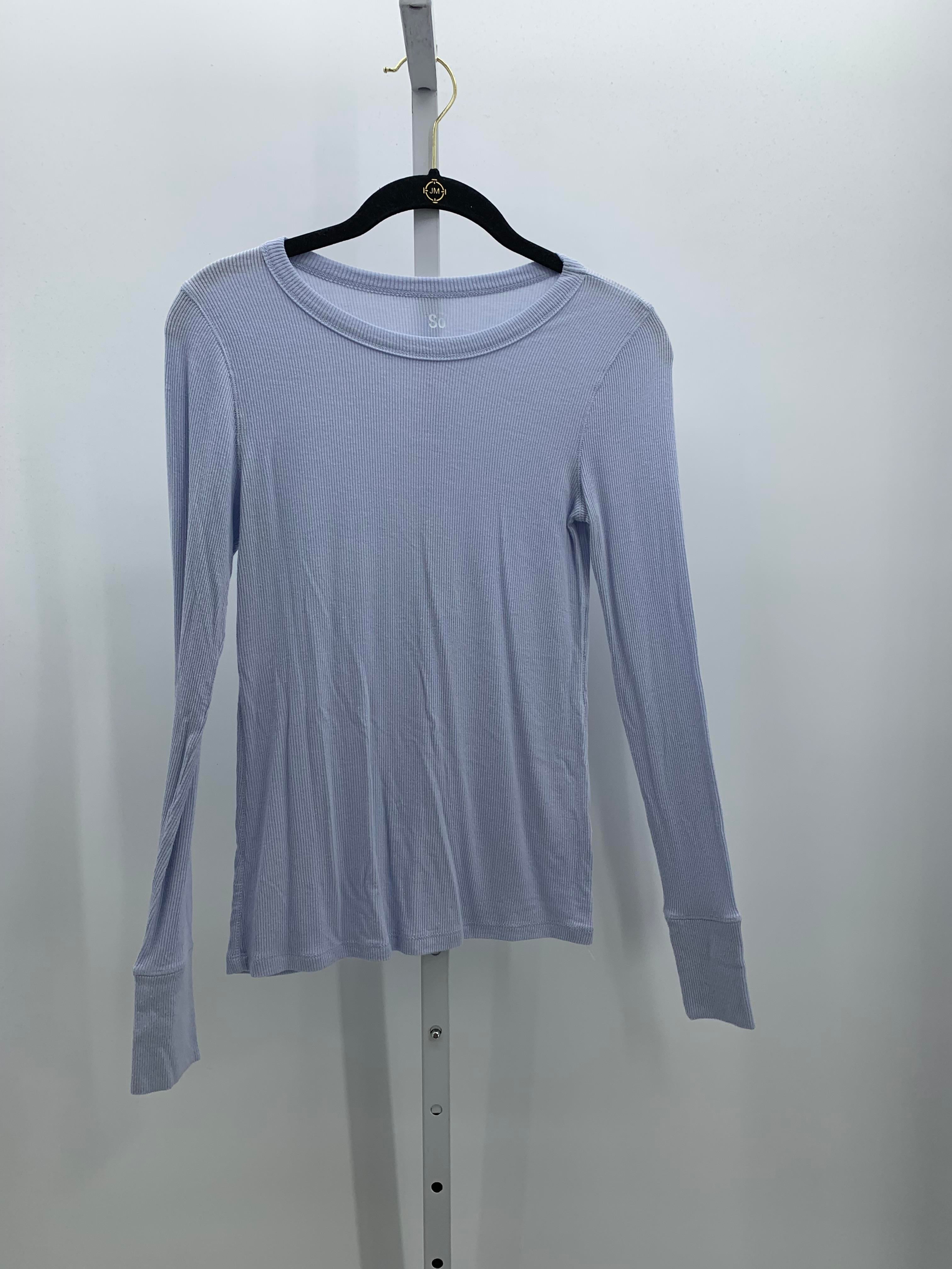 SO Size Small Juniors Long Sleeve Shirt
