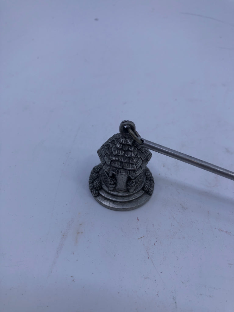 SMALL COTTAGE METAL CANDLE SNUFFER.