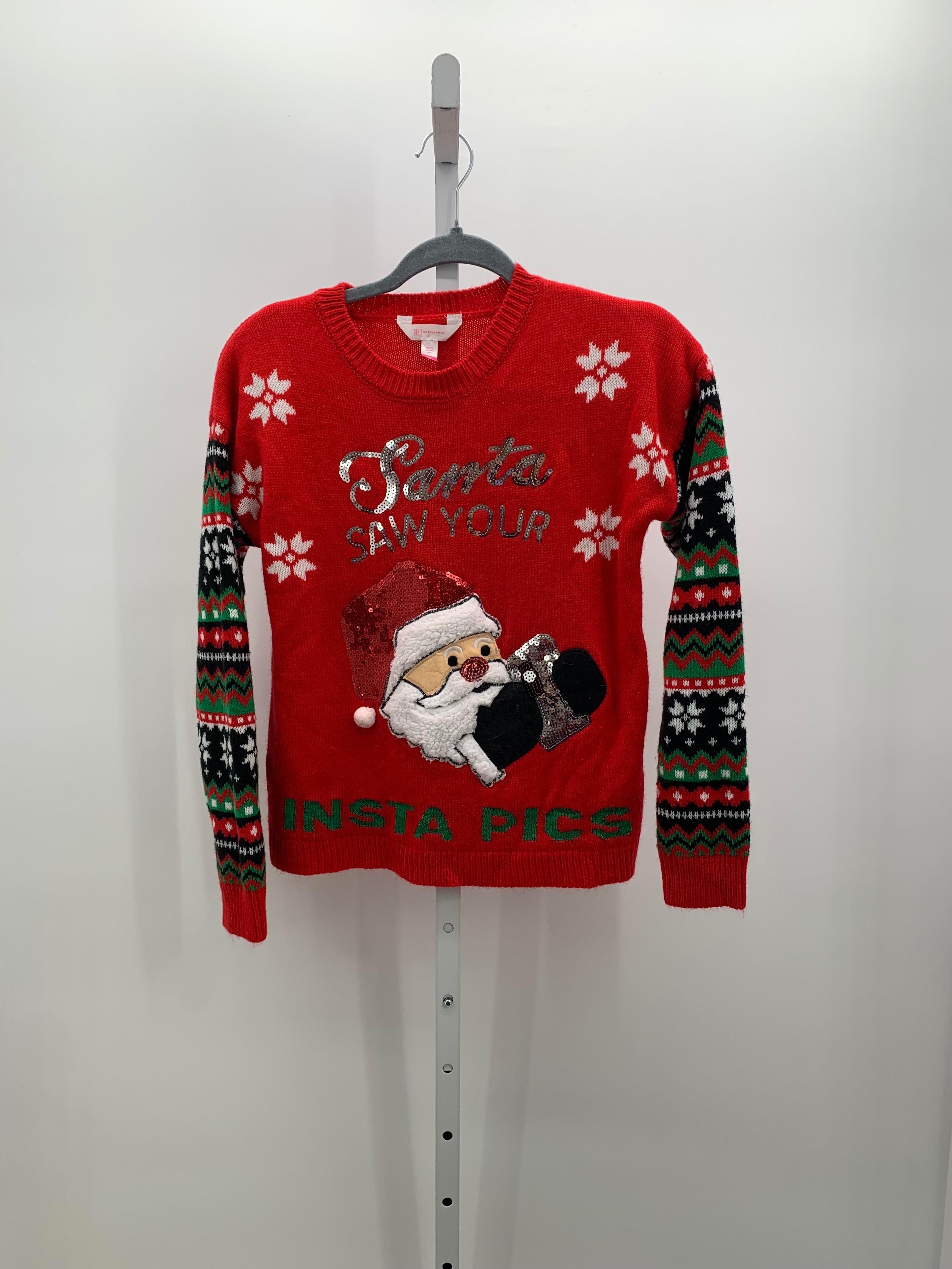 LONG SLV SWEATER SANTA SAW YOUR INSTA PICS