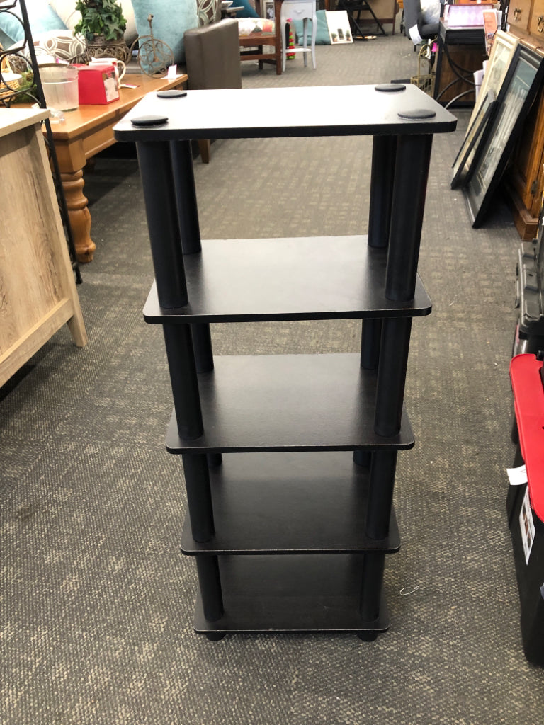 5 TIER BLACK SHELF.